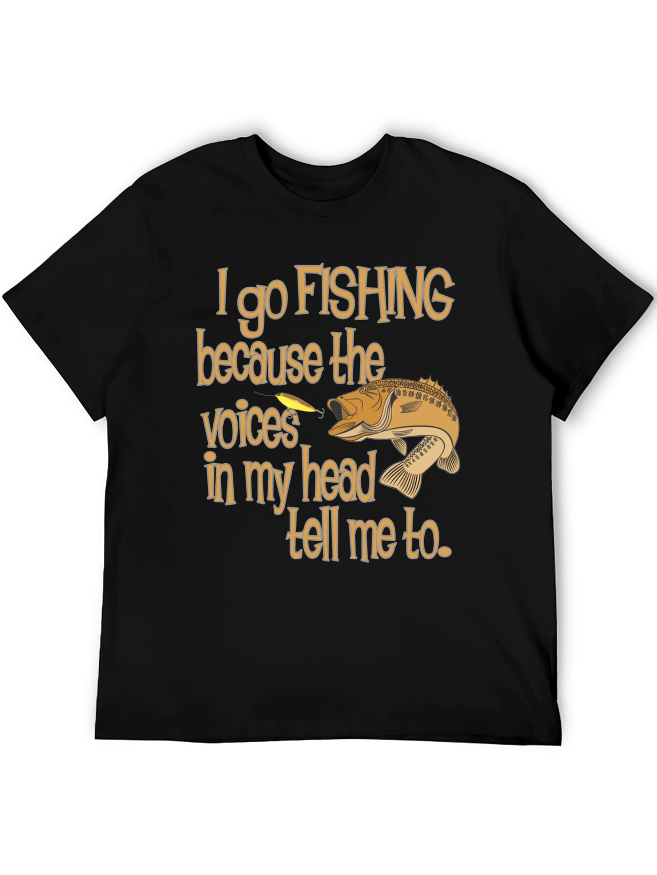 Funny Fishing T-Shirt - Voices In My Head Tee