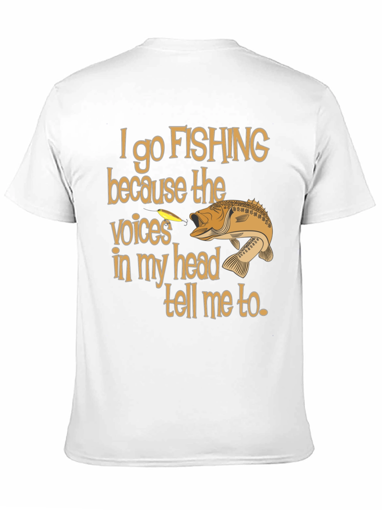 Funny Fishing T-Shirt - Voices In My Head Tee