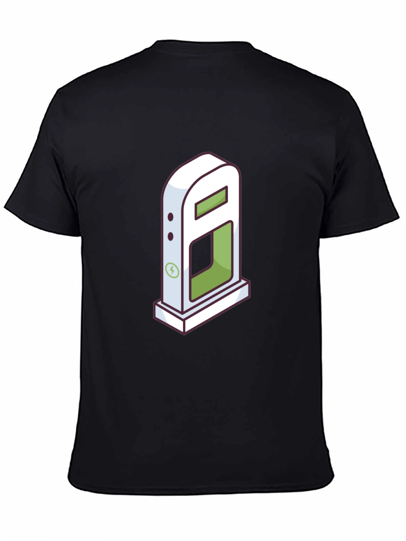 Electric Vehicle Charging Station Graphic T-Shirt