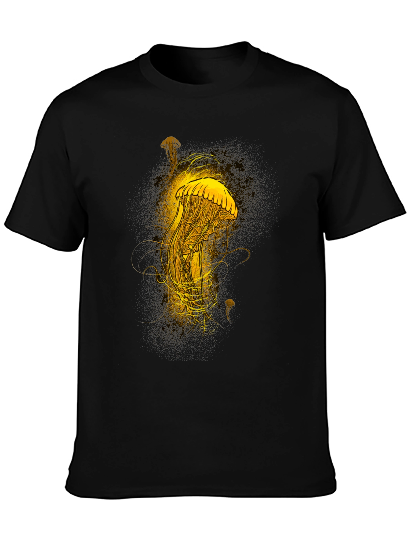 Jellyfish Graphic Black T-Shirt