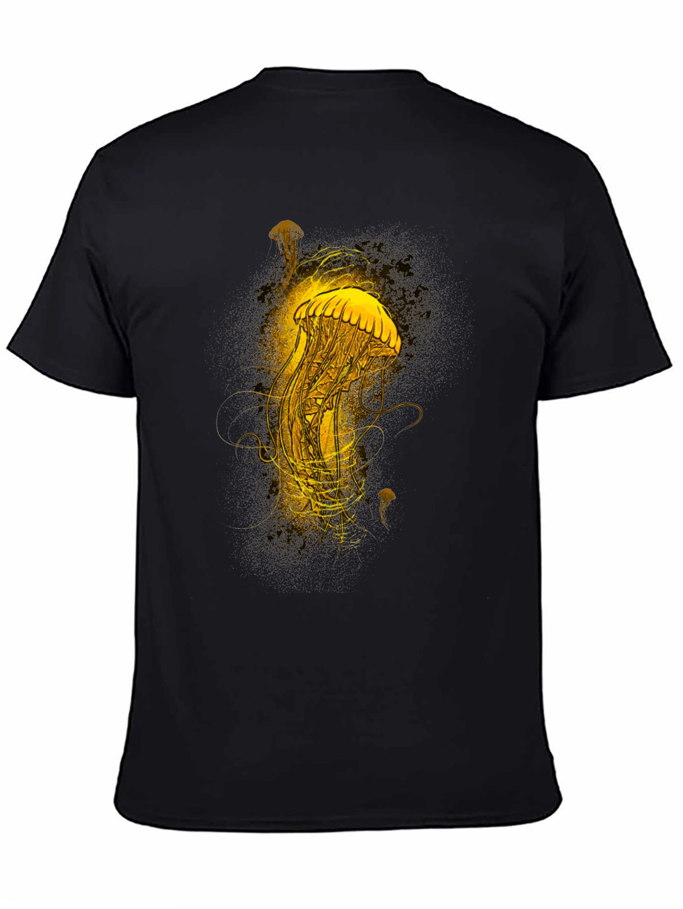 Jellyfish Graphic Black T-Shirt