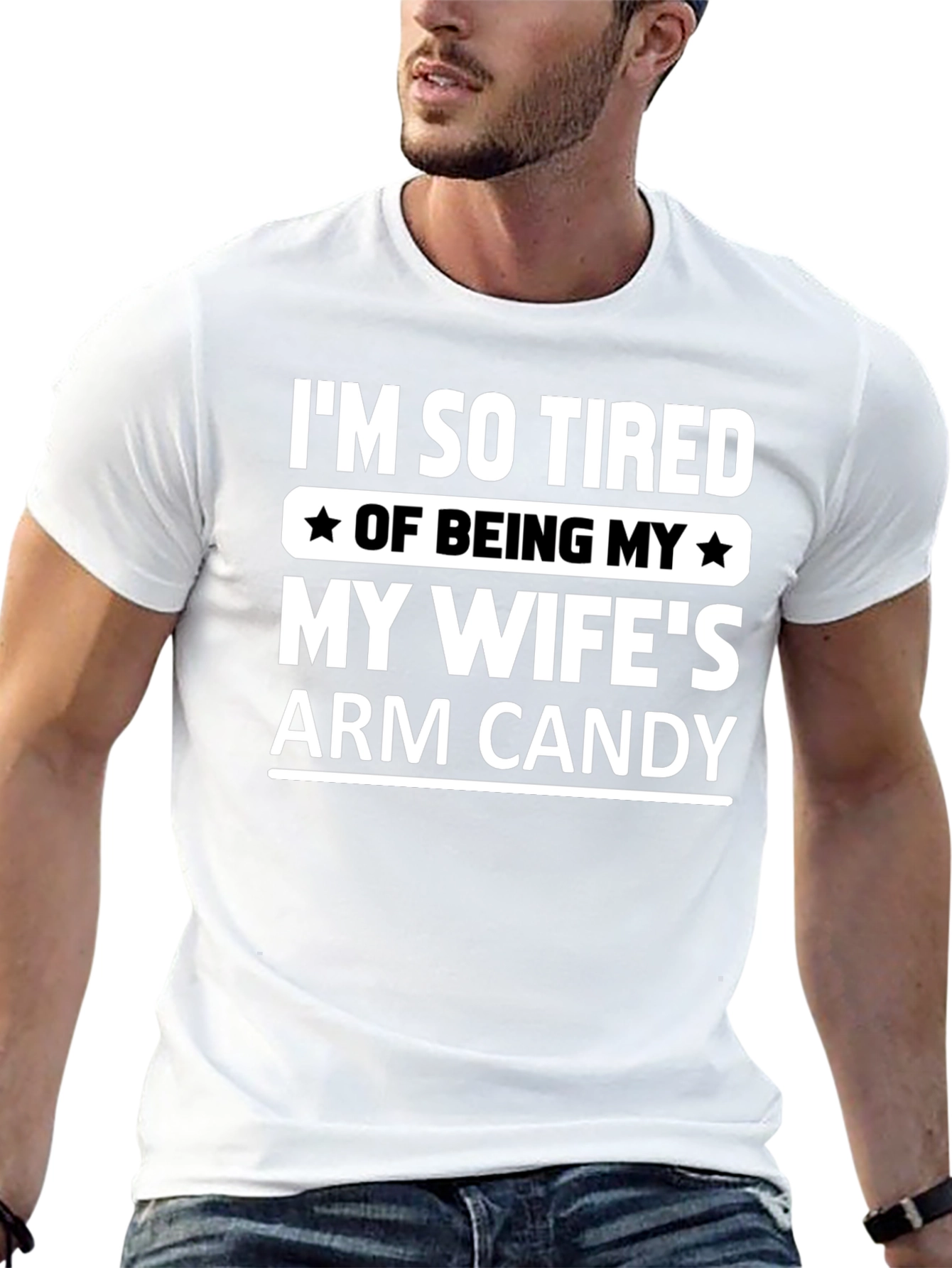 Funny Arm Candy Graphic Tee