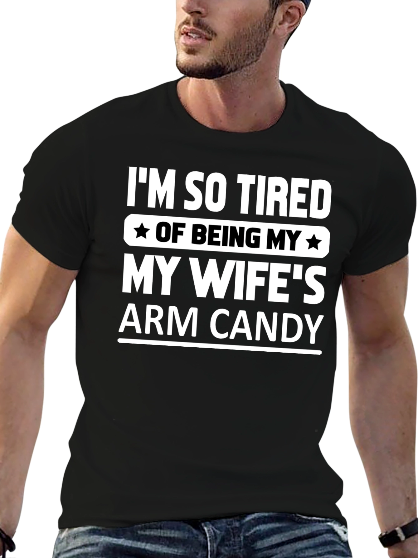 Funny Arm Candy Graphic Tee