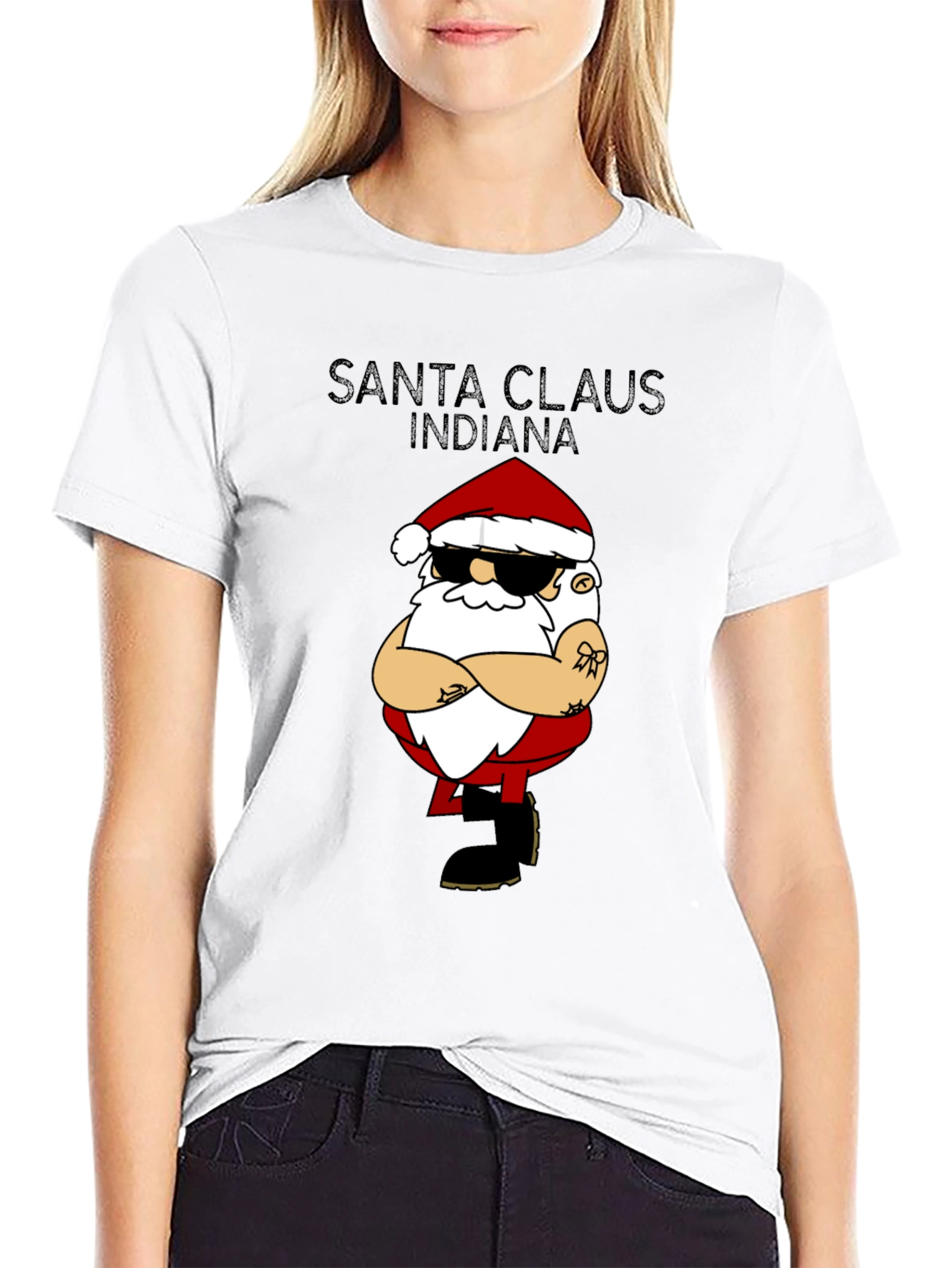 Santa Claus Indiana Graphic Tee