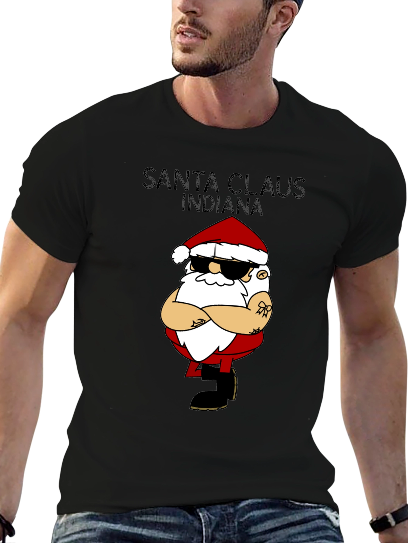 Santa Claus Indiana Graphic Tee