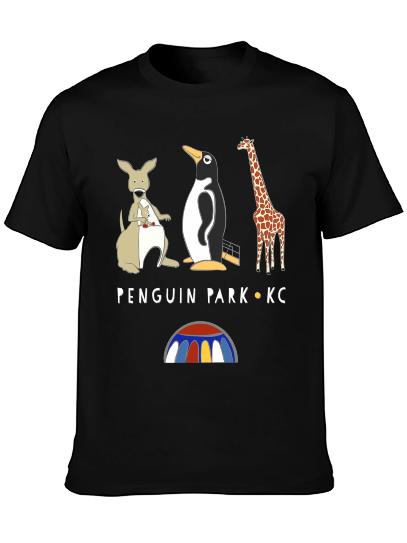 Penguin Park KC Black Graphic T-Shirt