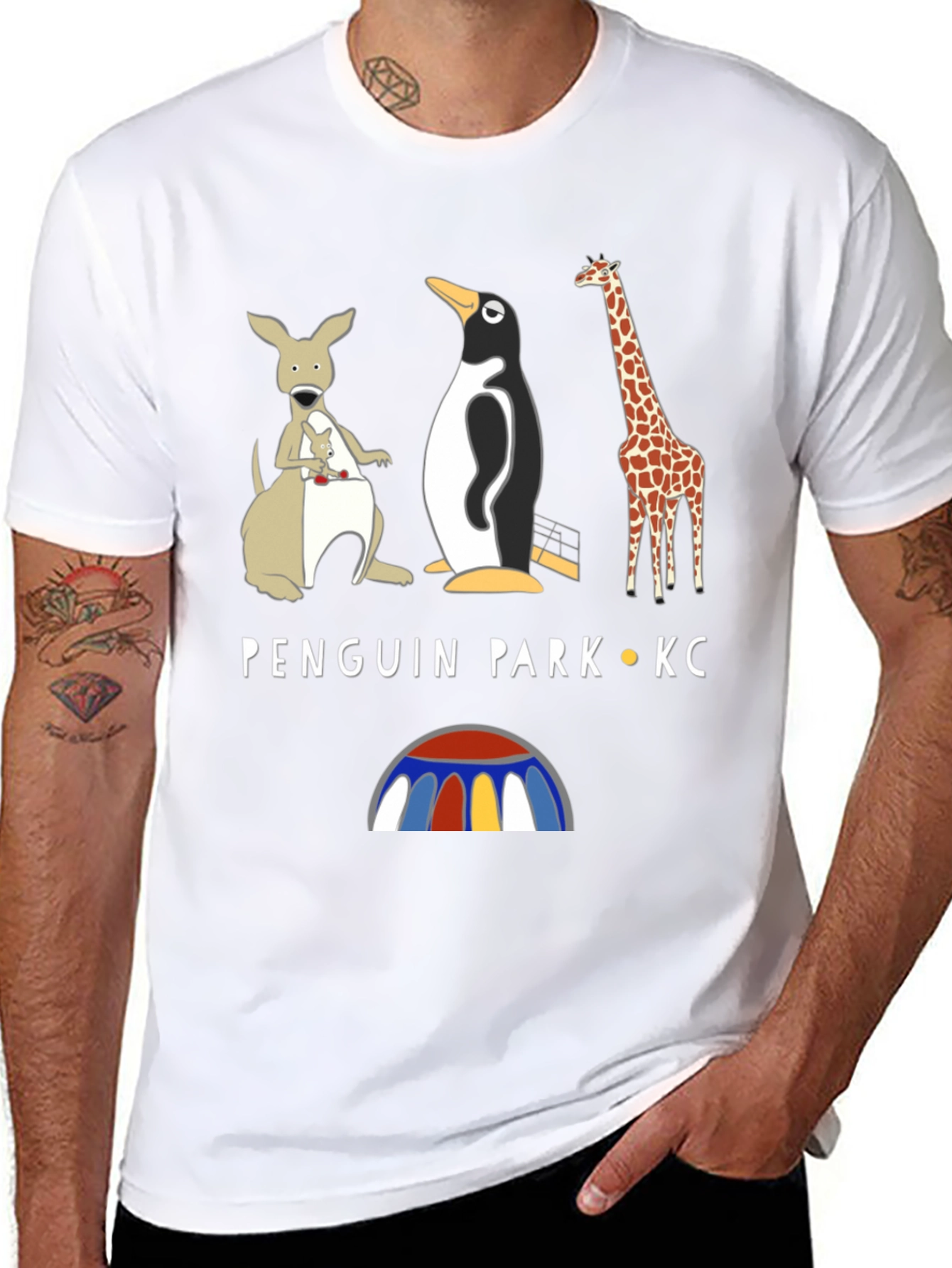 Penguin Park KC Black Graphic T-Shirt