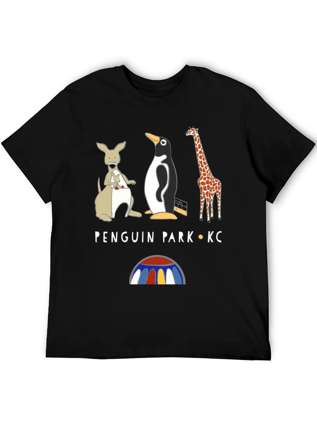 Penguin Park KC Black Graphic T-Shirt