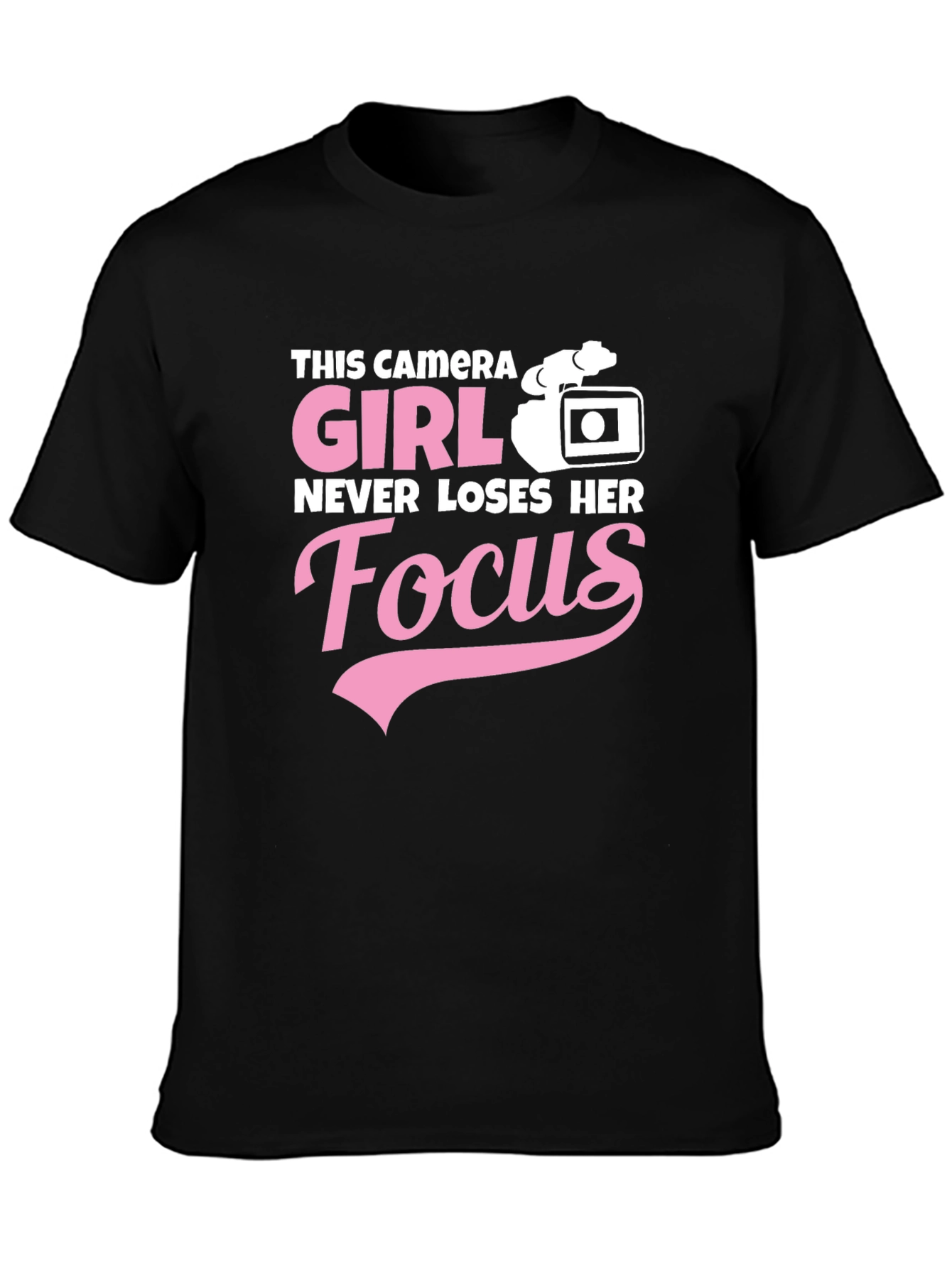 Camera Girl Focus T-Shirt