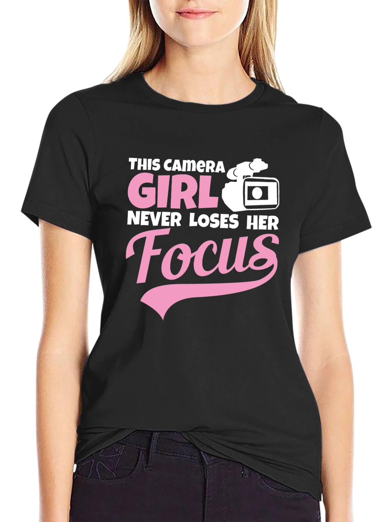 Camera Girl Focus T-Shirt
