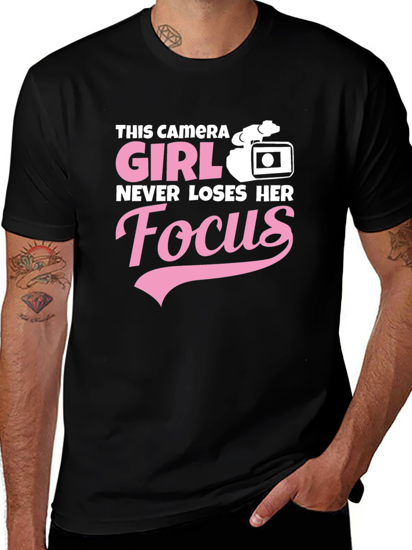 Camera Girl Focus T-Shirt