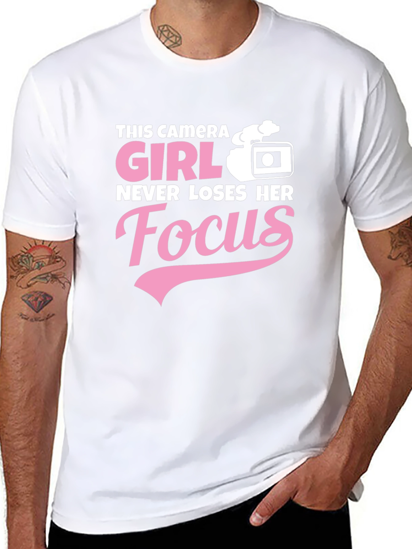 Camera Girl Focus T-Shirt