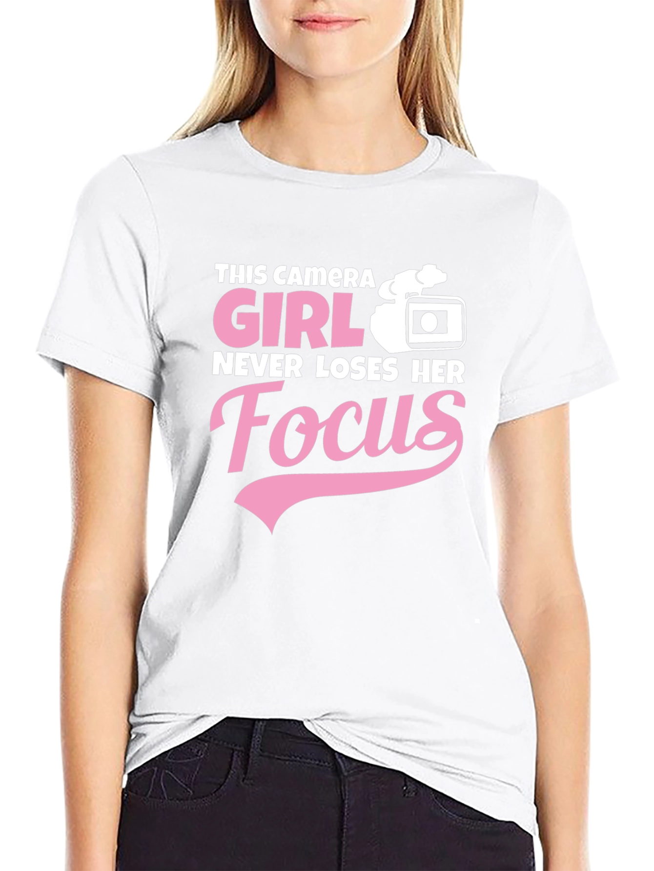 Camera Girl Focus T-Shirt