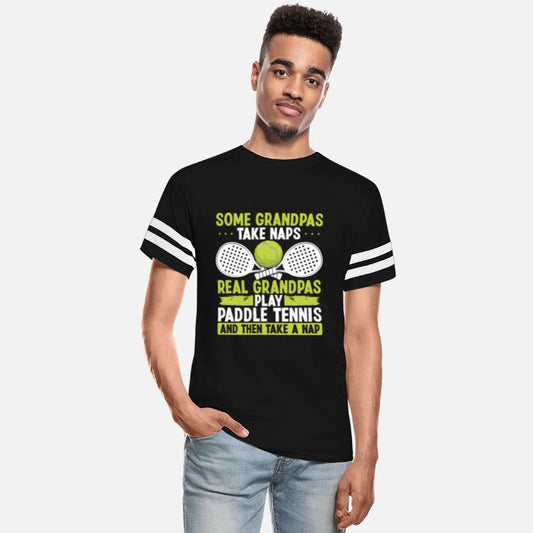 Paddle Tennis Player Match Granddad Grandpa