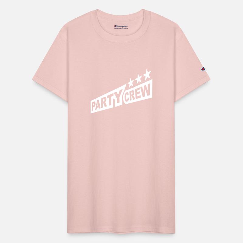 Party Crew Team Fun Friends Group Member Text Logo