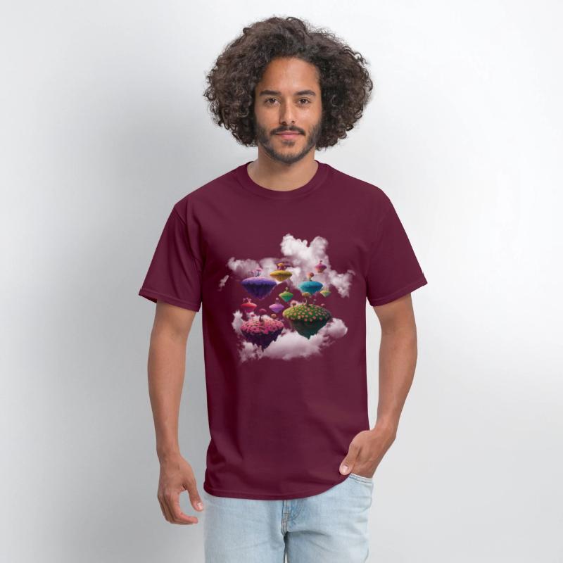"Pink World Above the Clouds"