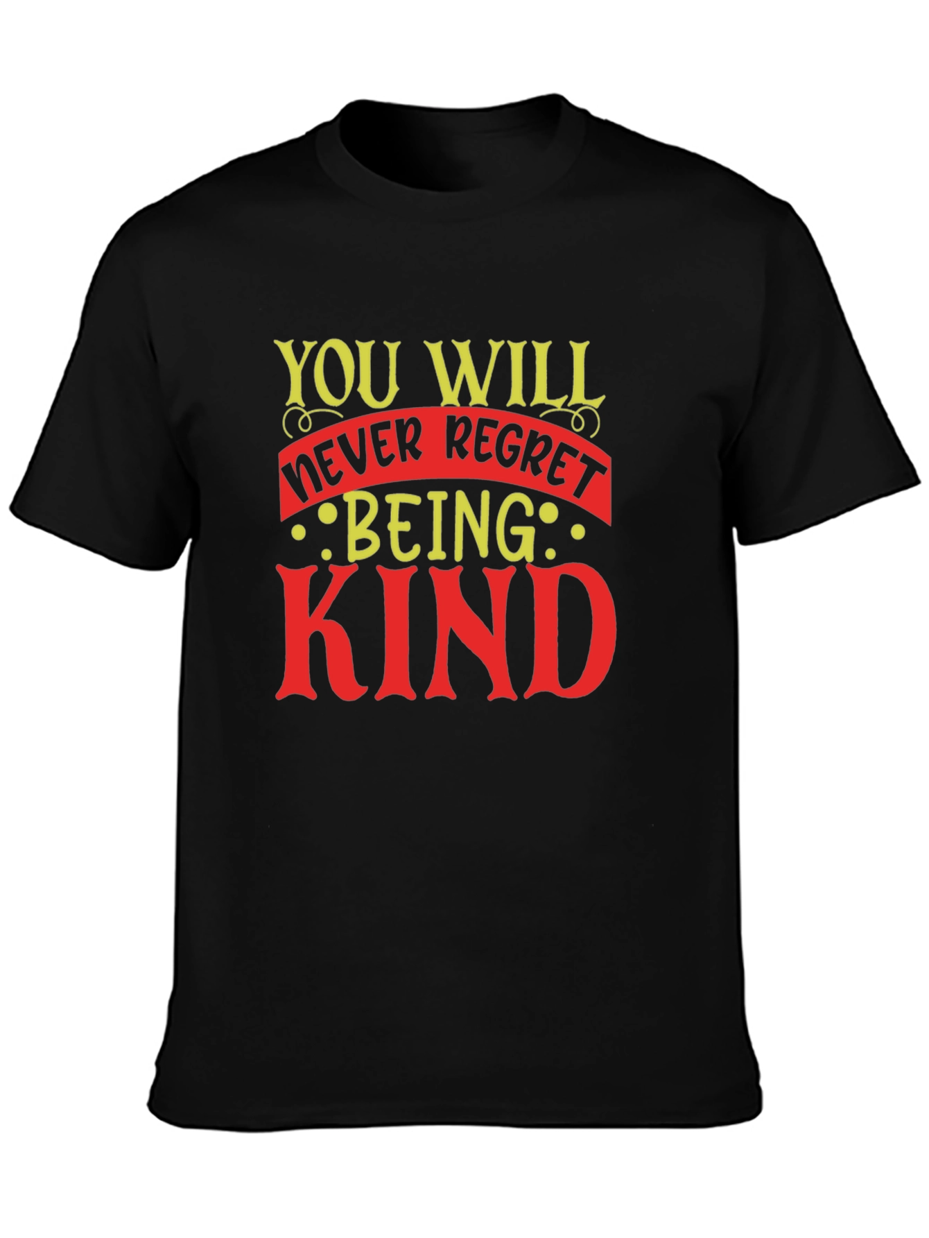 Kindness Graphic Tee - Mens Black T-Shirt