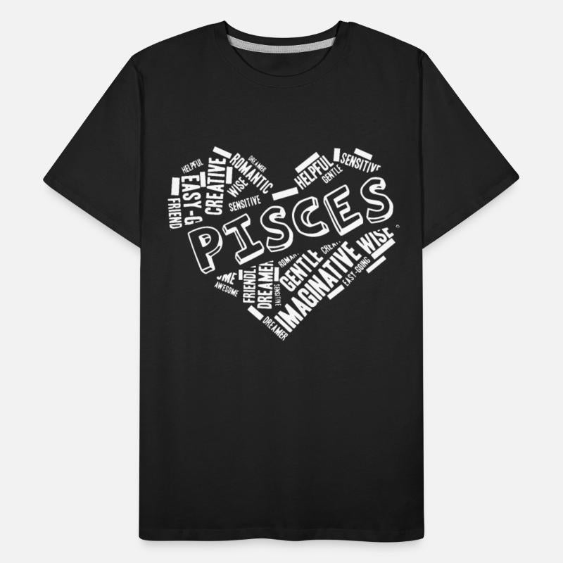 Pisces Heart Word Cloud Doodle Astrology Zodiac St
