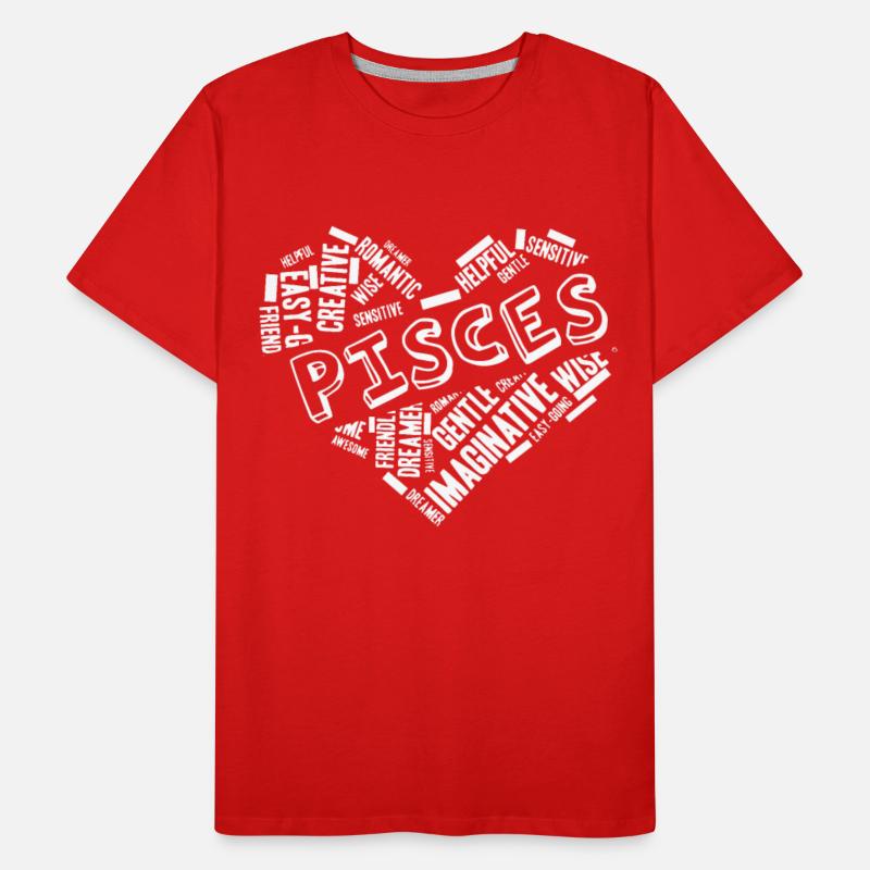 Pisces Heart Word Cloud Doodle Astrology Zodiac St