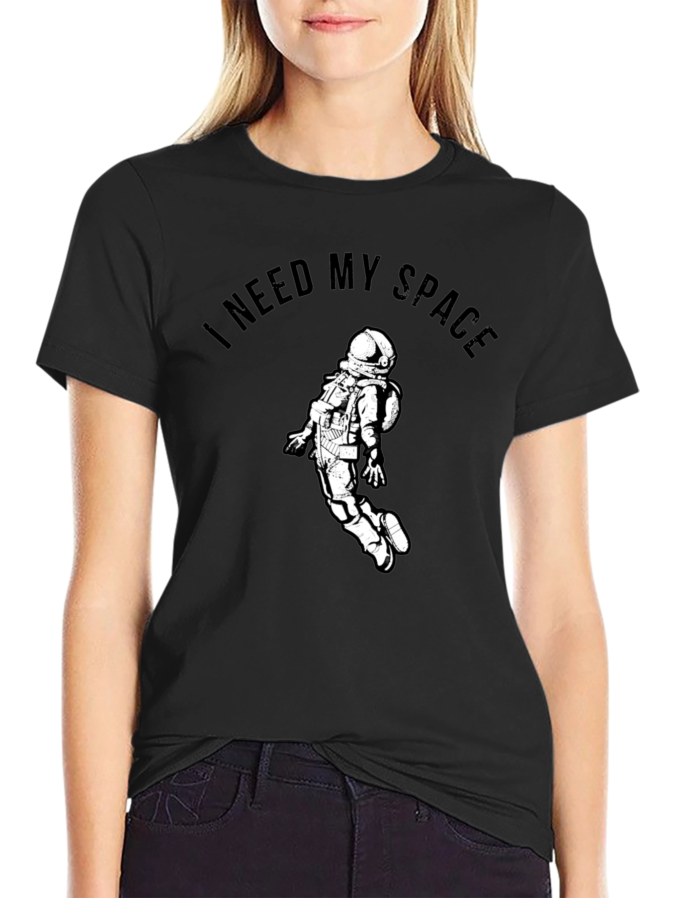 I Need My Space Astronaut Graphic T-Shirt