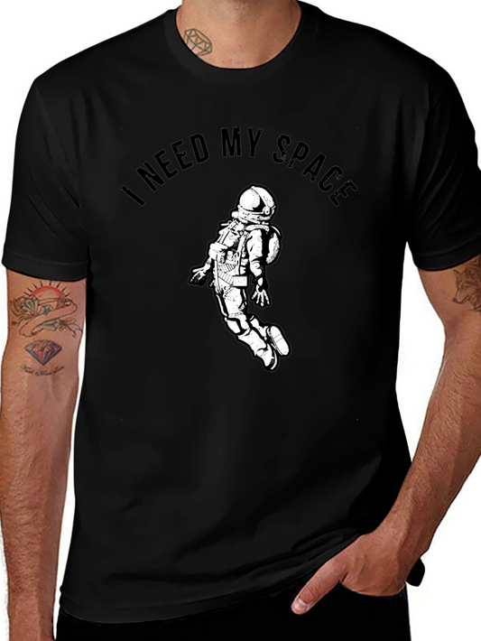 I Need My Space Astronaut Graphic T-Shirt