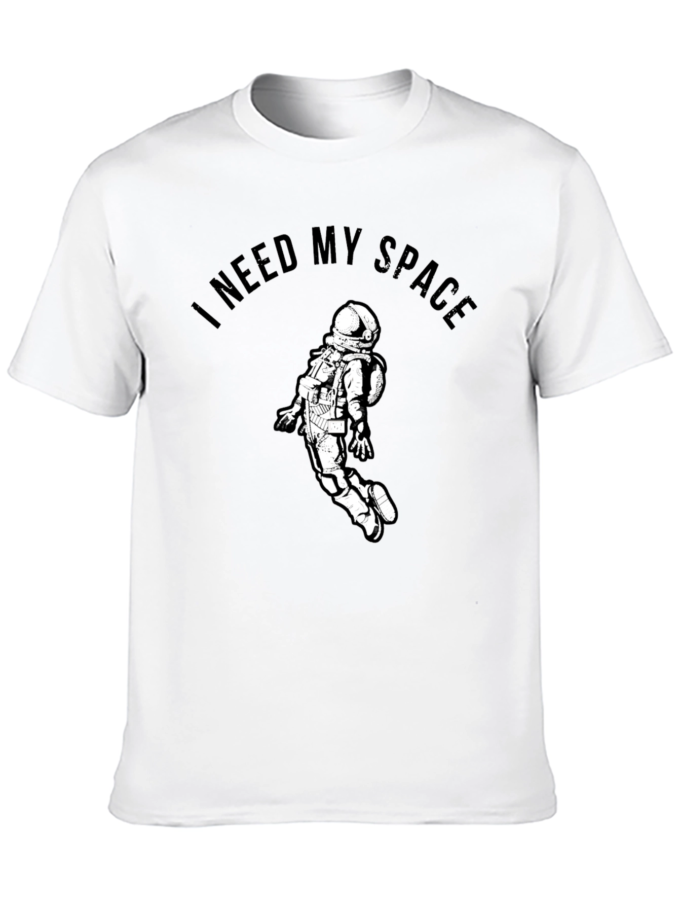 I Need My Space Astronaut Graphic T-Shirt