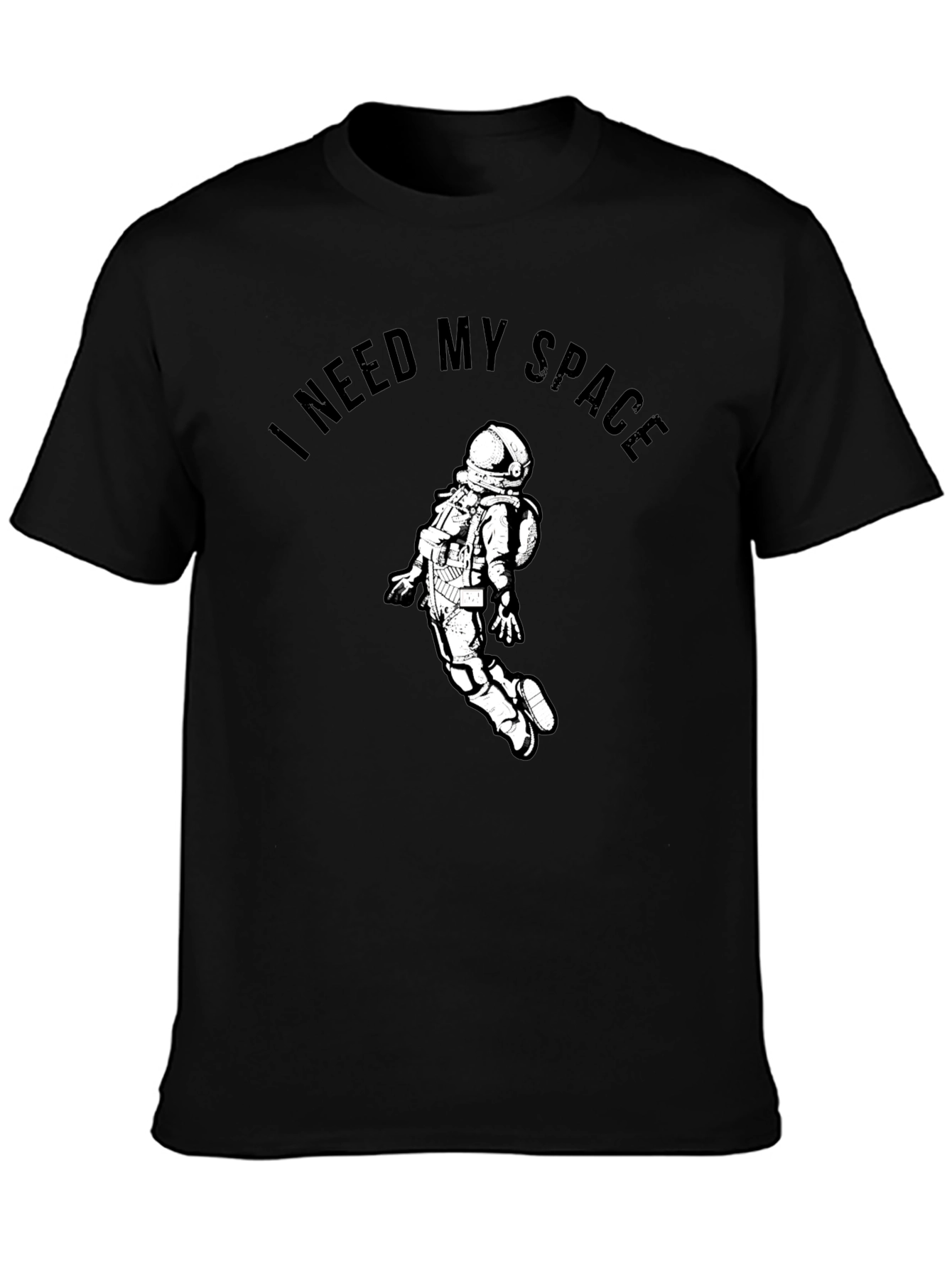 I Need My Space Astronaut Graphic T-Shirt