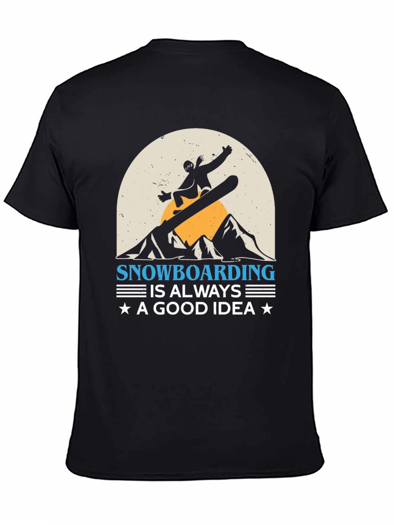 Snowboarding Good Idea Graphic Tee
