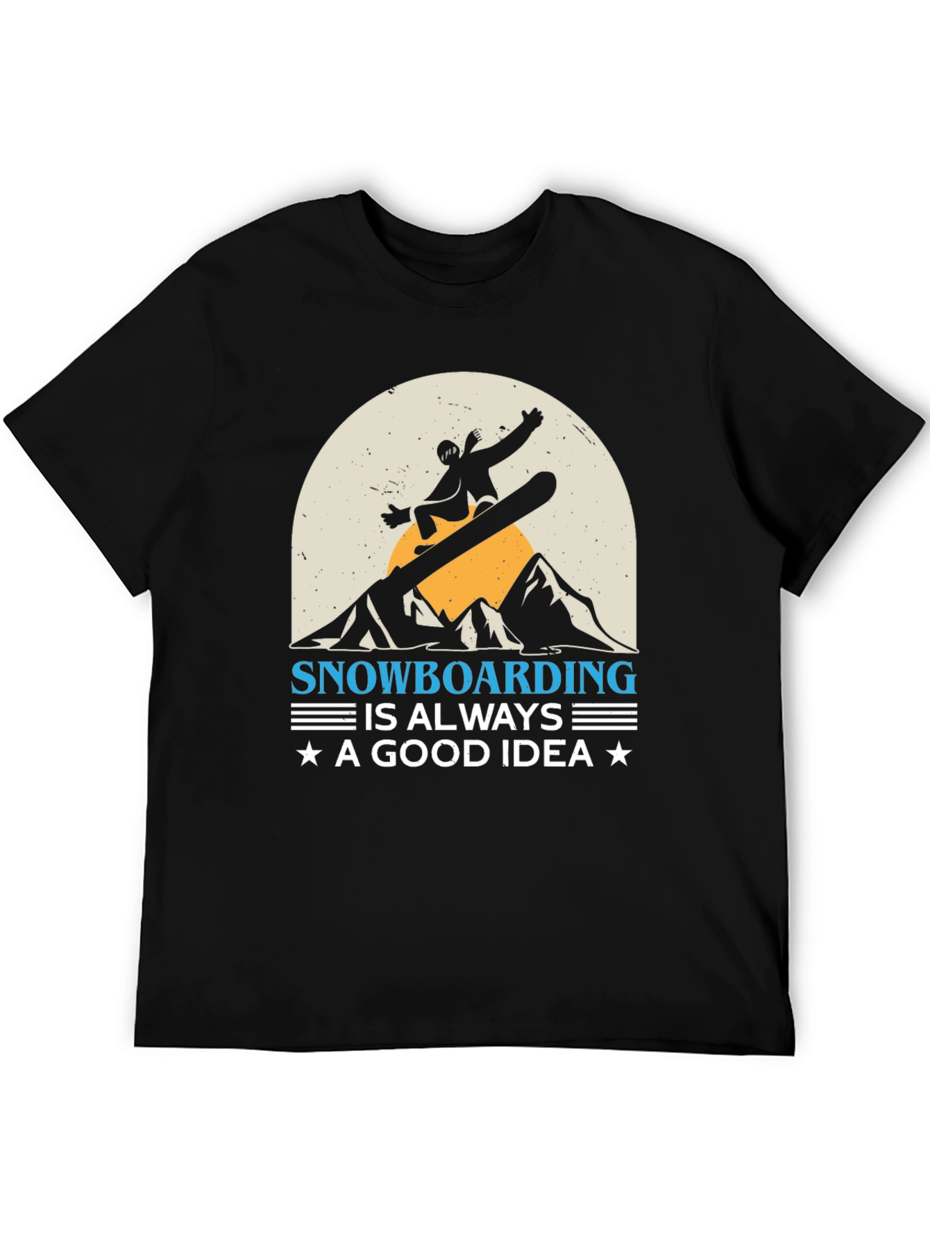 Snowboarding Good Idea Graphic Tee