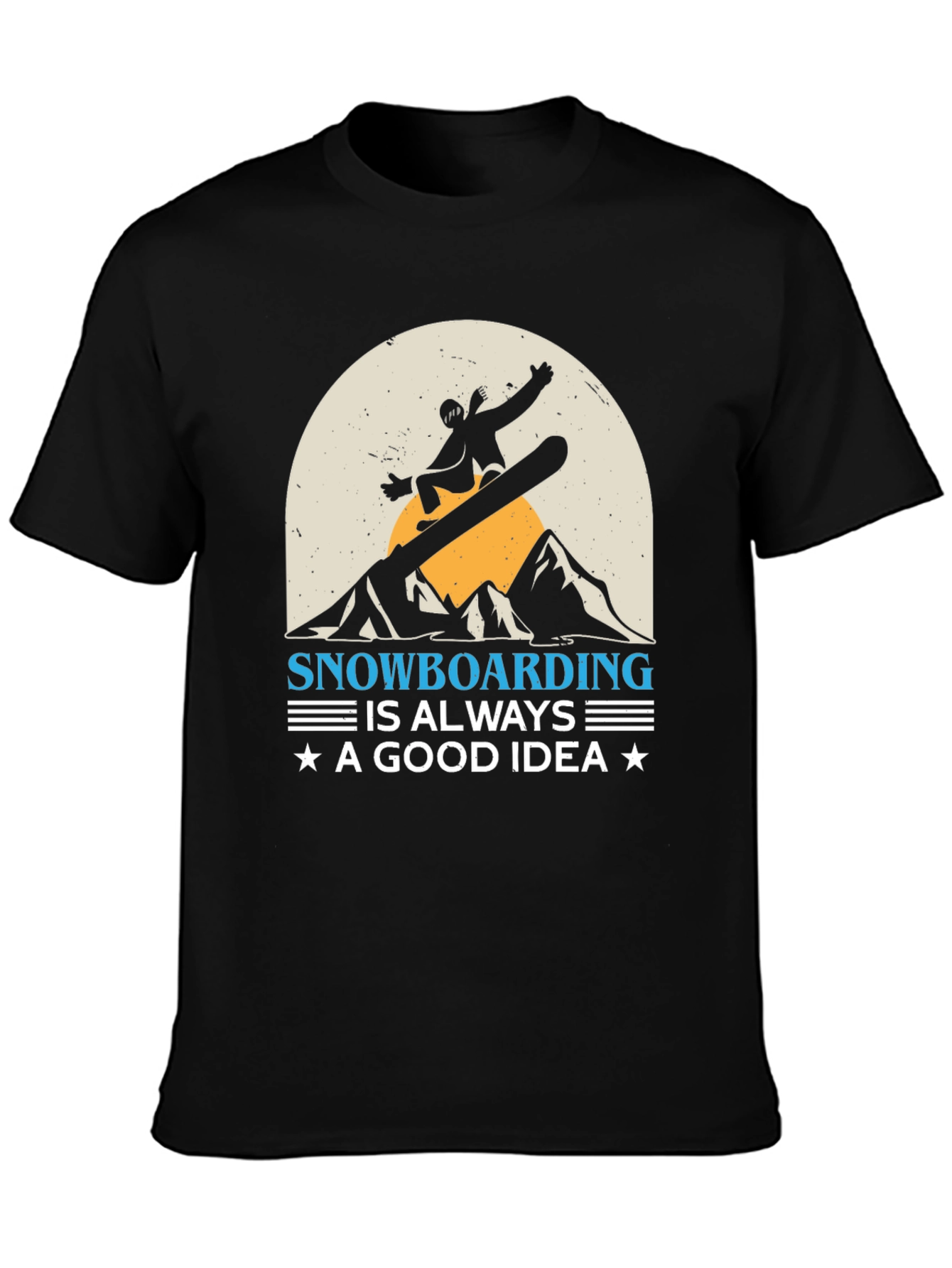 Snowboarding Good Idea Graphic Tee