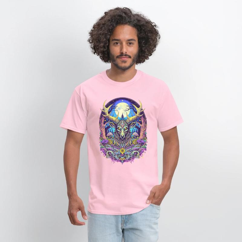 Psychedelic Forest Deer – Mystic Spirit Animal Art