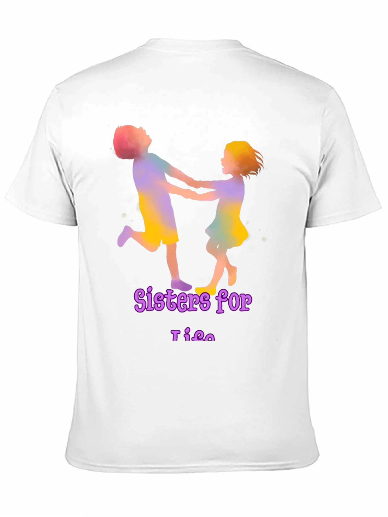 Sisters for Life Black Graphic T-Shirt
