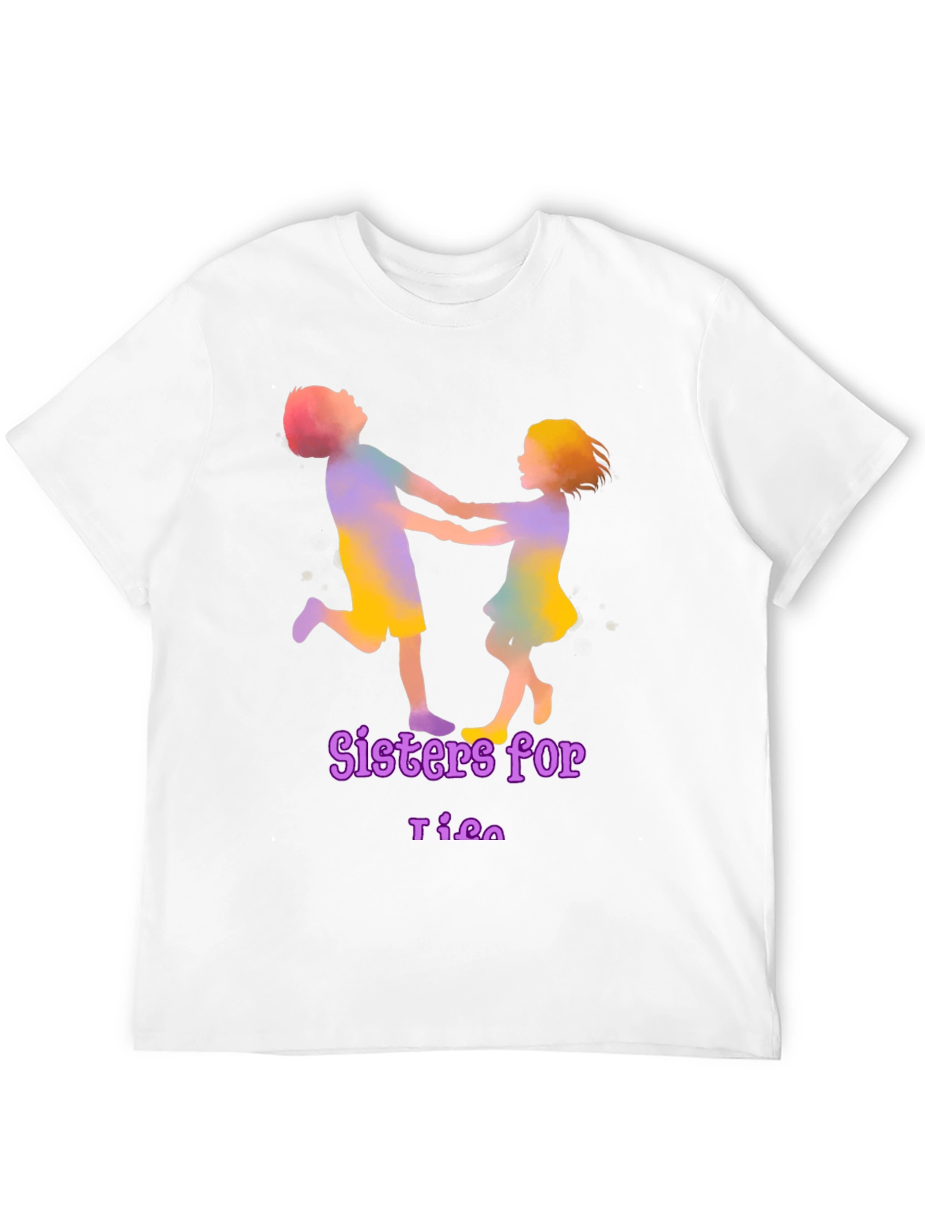 Sisters for Life Black Graphic T-Shirt