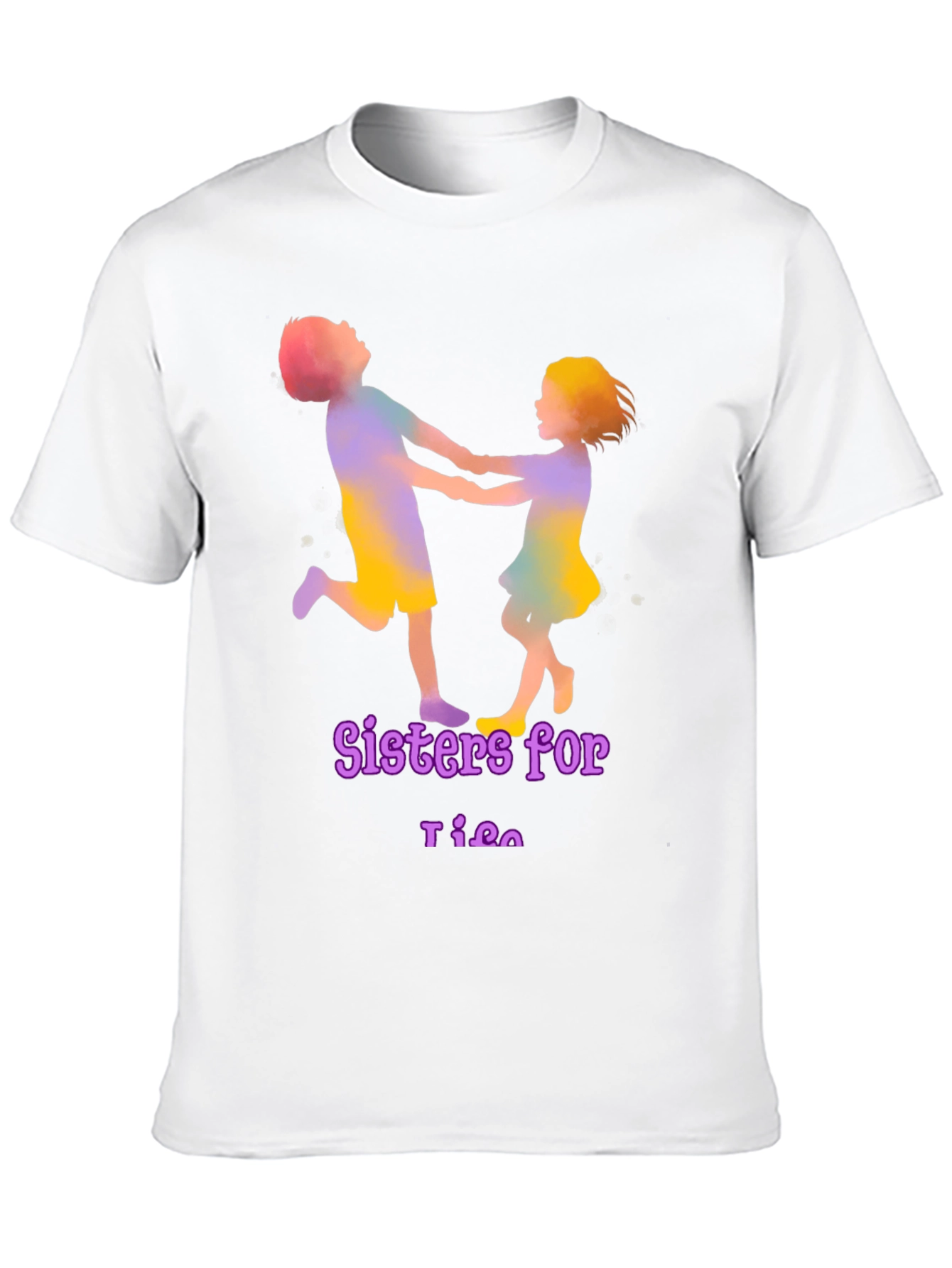Sisters for Life Black Graphic T-Shirt