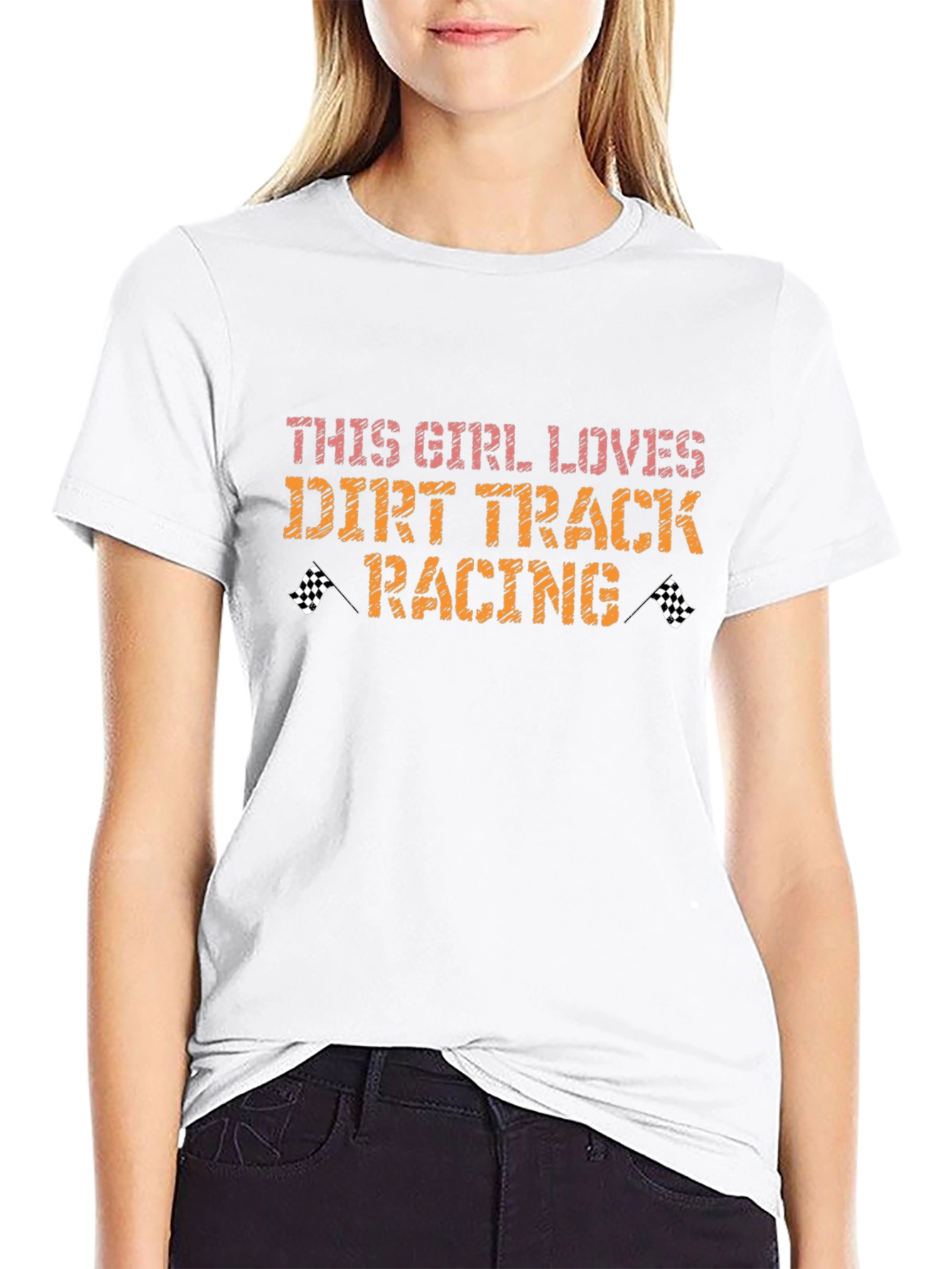 Dirt Track Racing T-Shirt for Womens Racing Fans