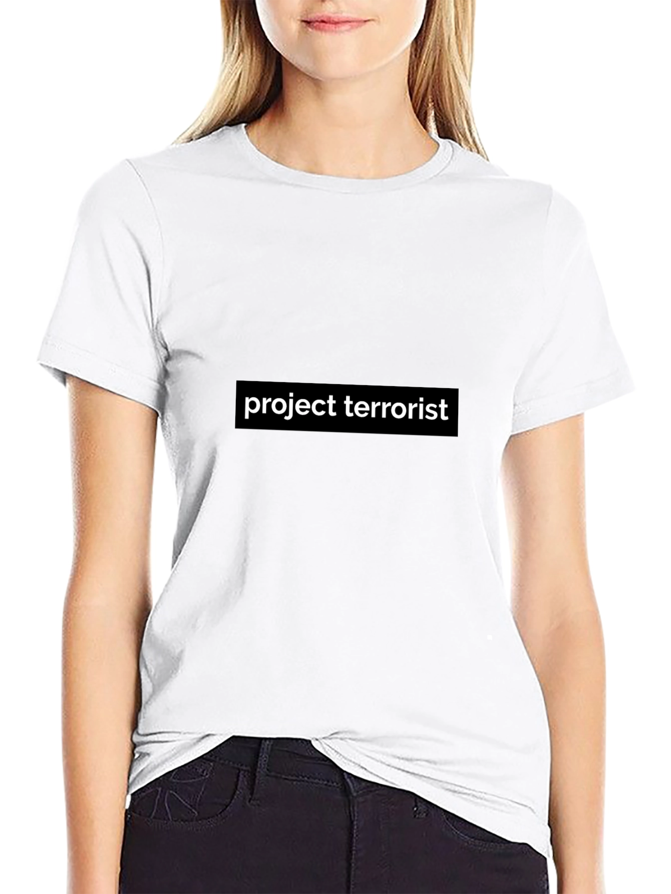 Project Terrorist Black Graphic Tee