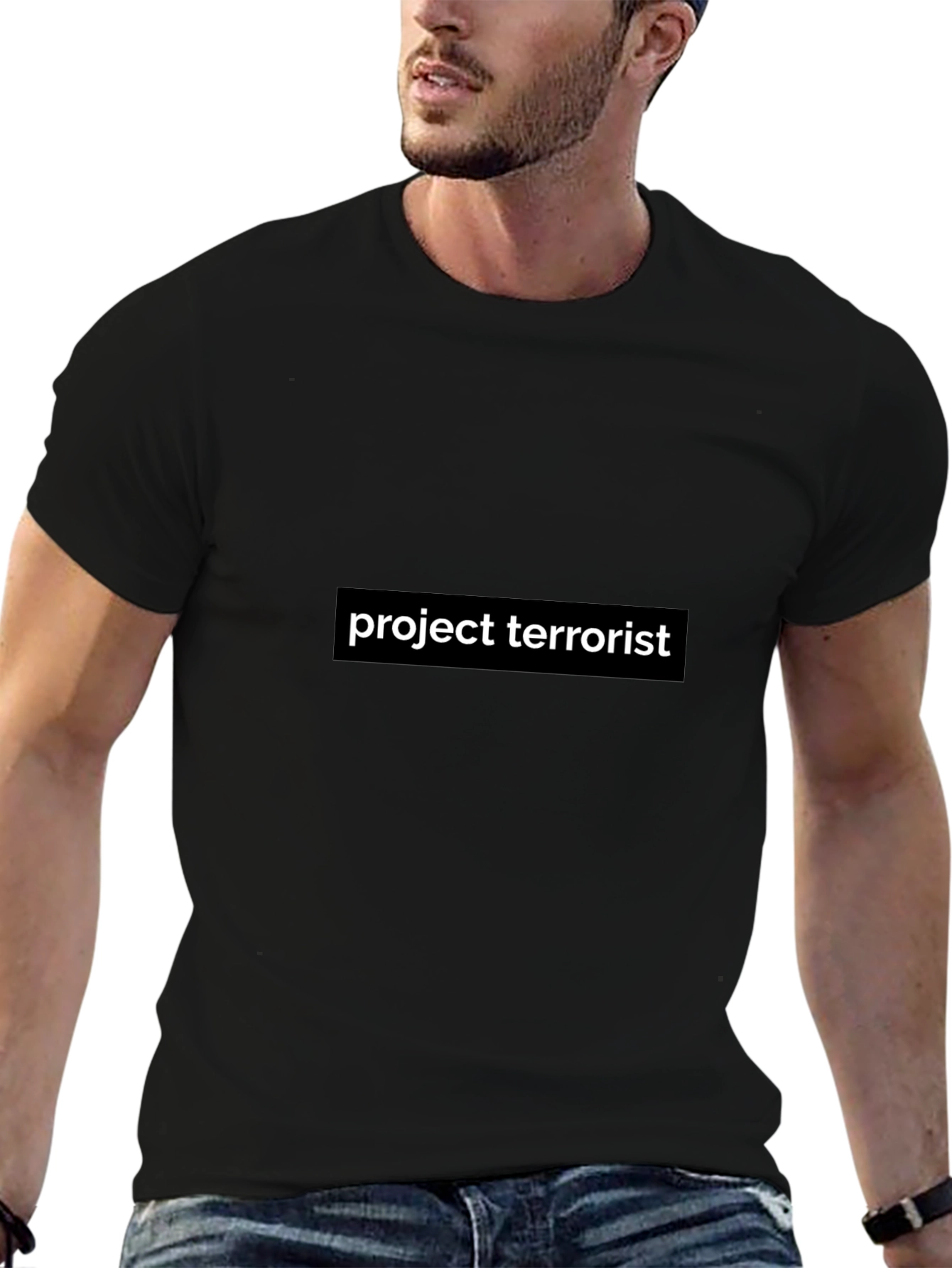 Project Terrorist Black Graphic Tee