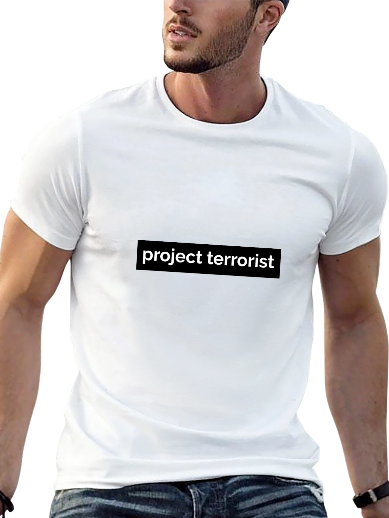 Project Terrorist Black Graphic Tee