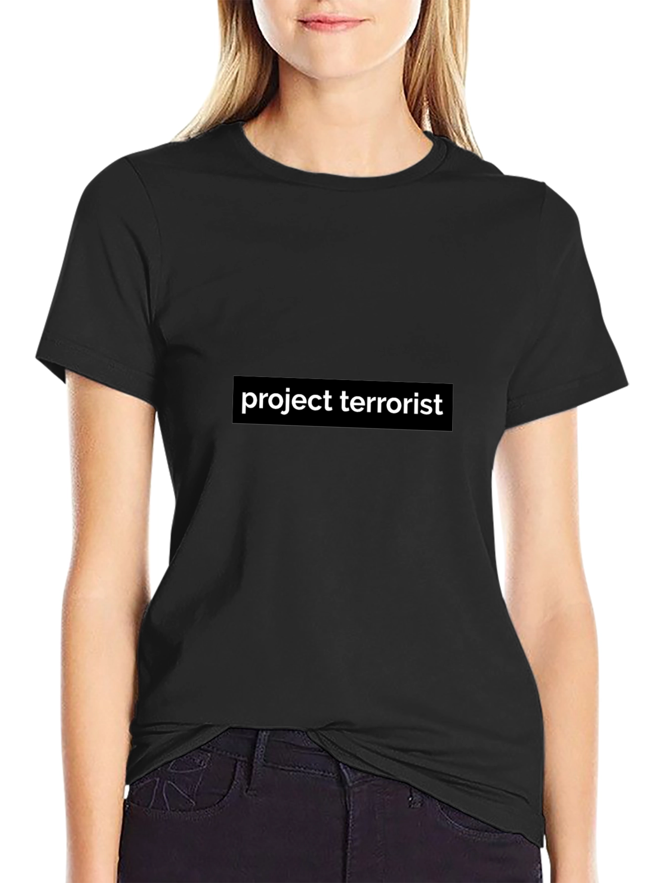 Project Terrorist Black Graphic Tee