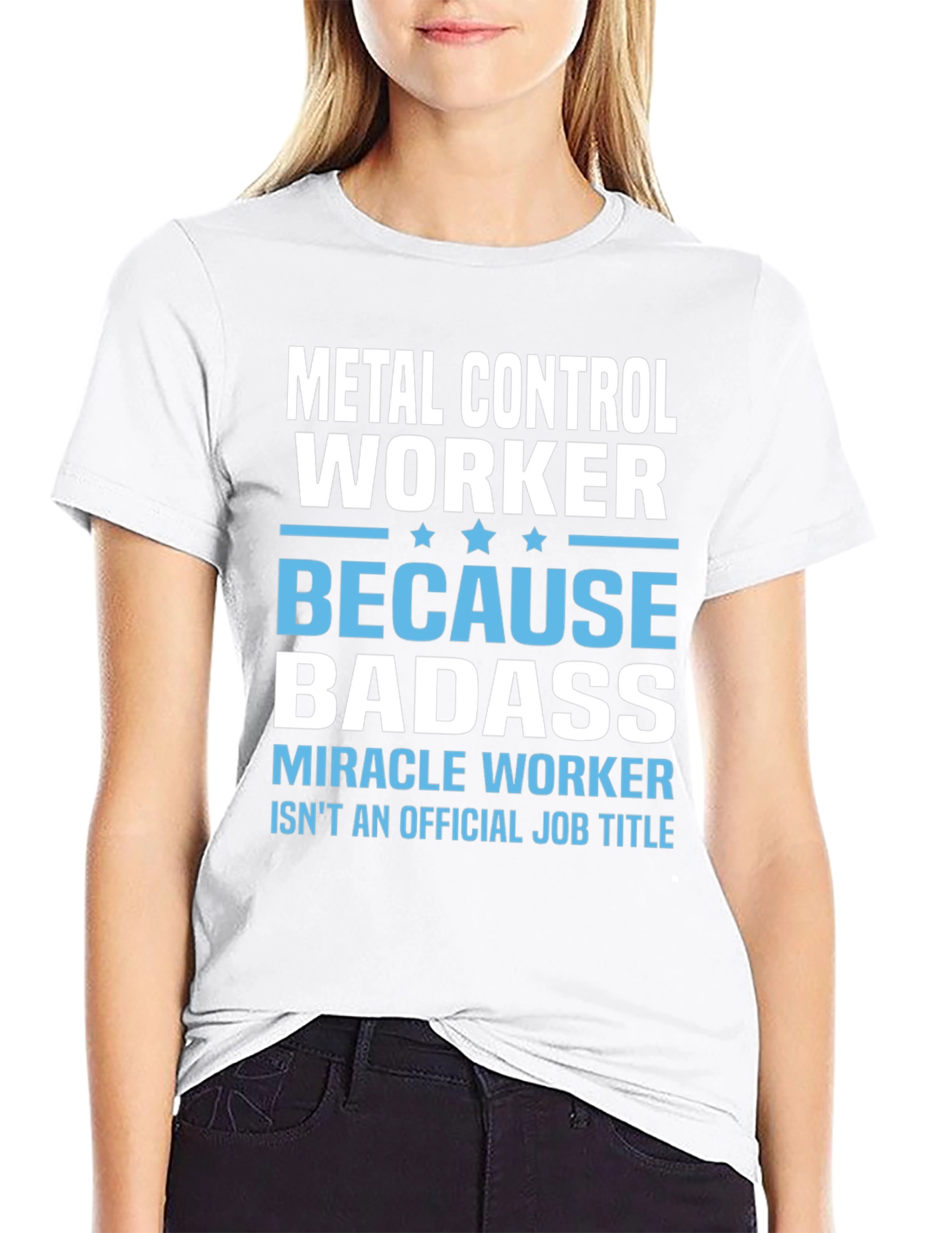 Metal Control Worker T-Shirt - Because Badass