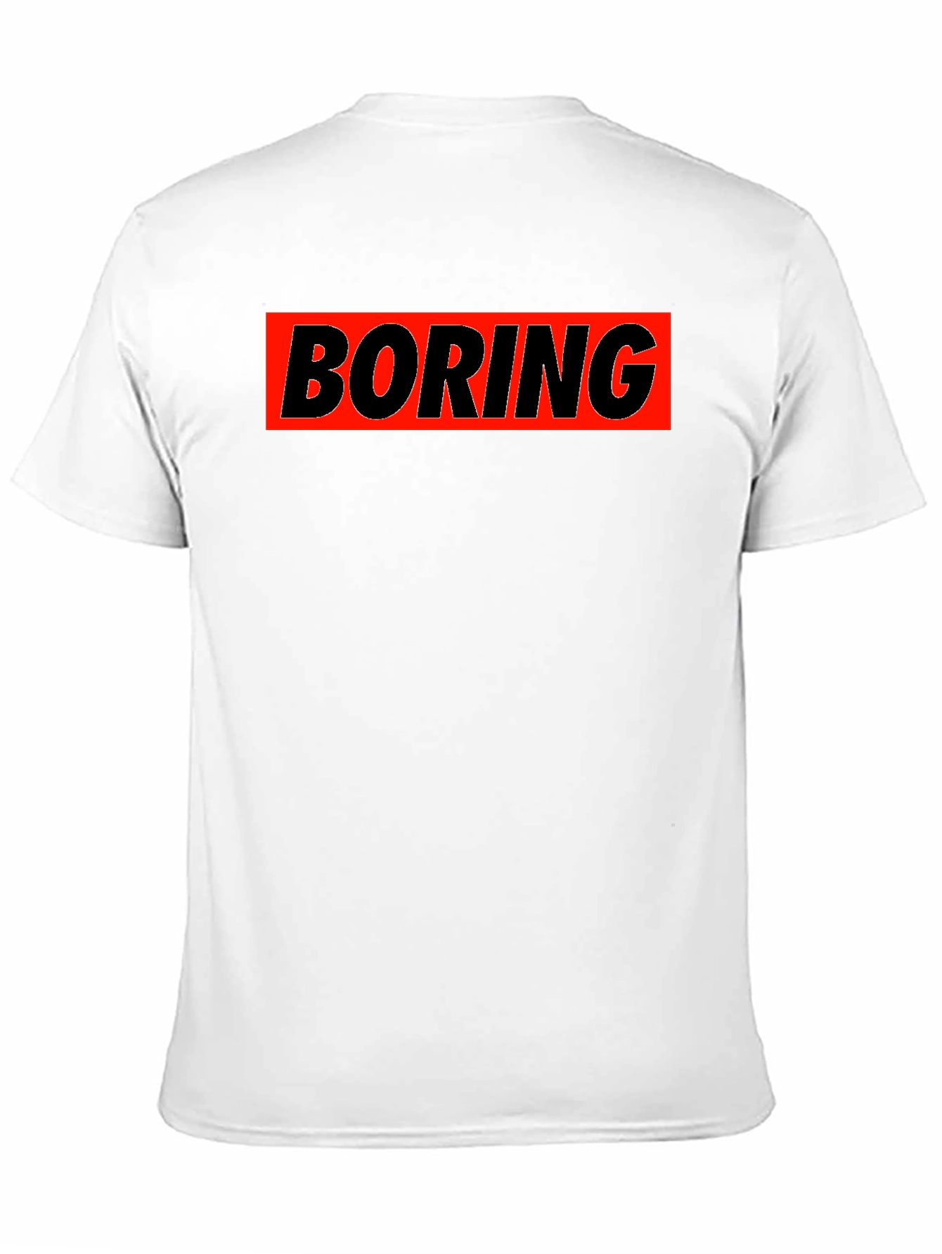 Boring Graphic T-Shirt - Classic Crew Neck