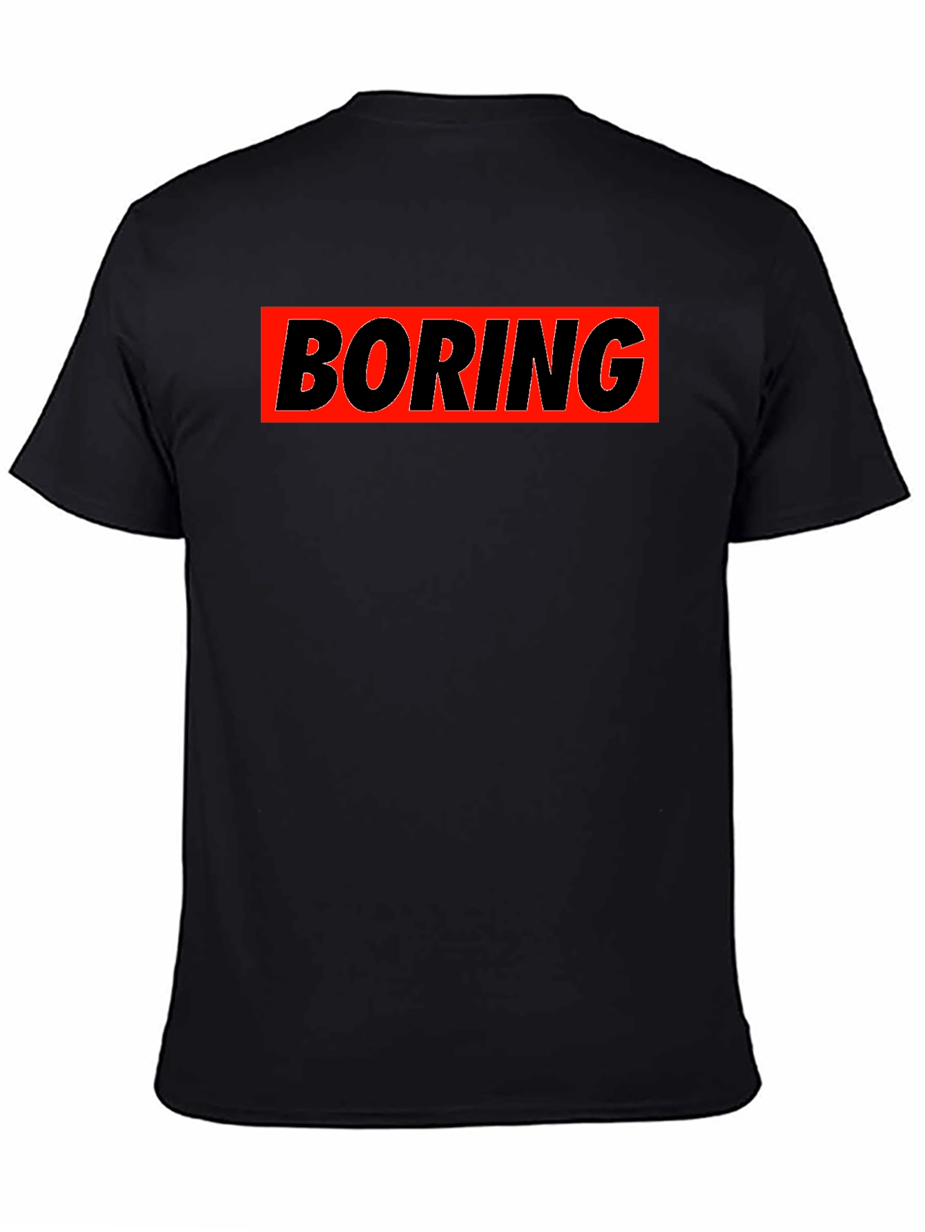 Boring Graphic T-Shirt - Classic Crew Neck