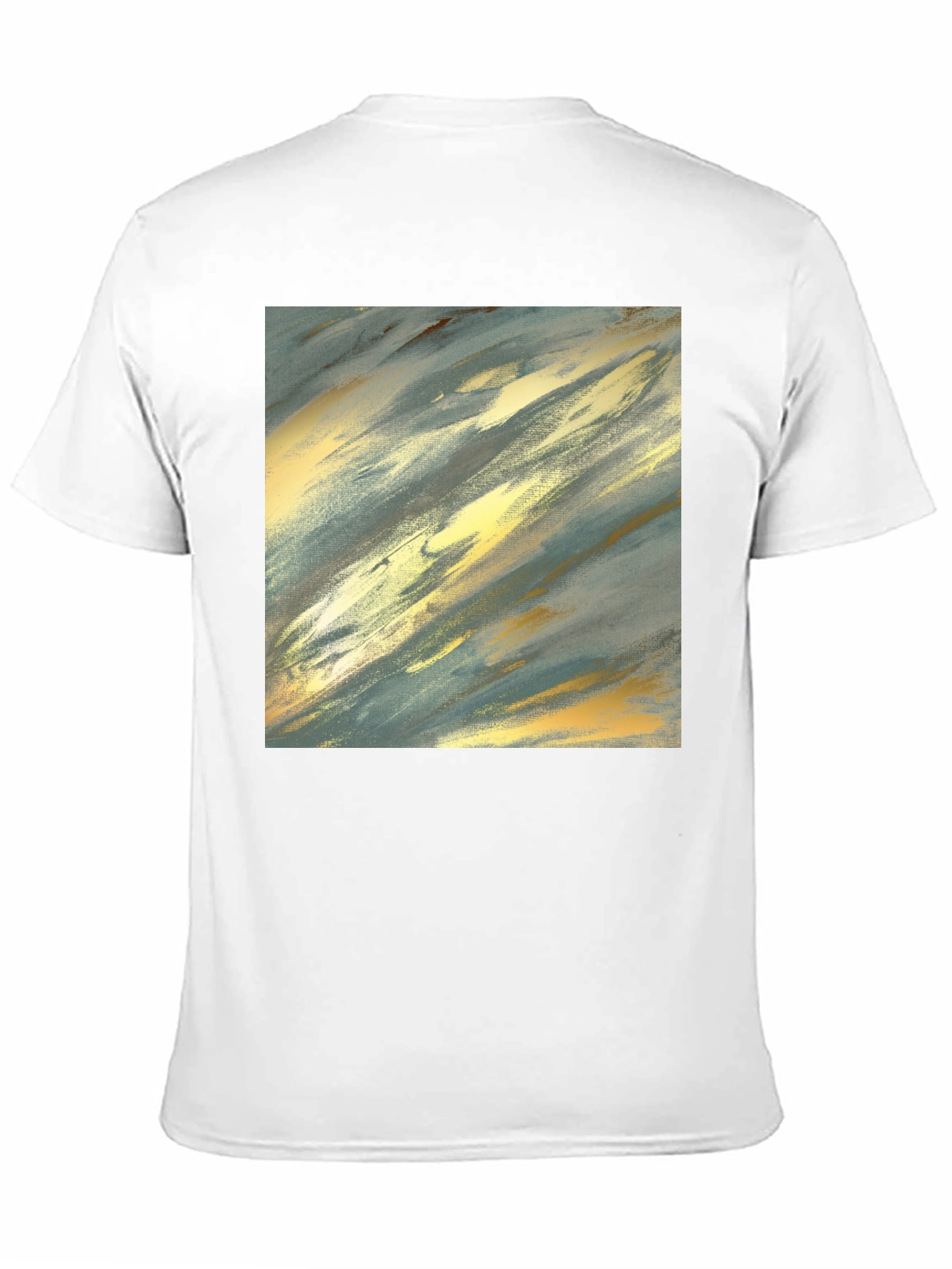 Abstract Art Graphic Tee - Stylish Crew Neck T-Shirt