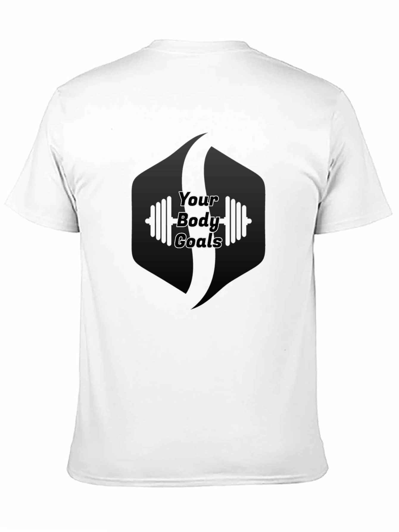 Your Body Goals Black T-Shirt Gym