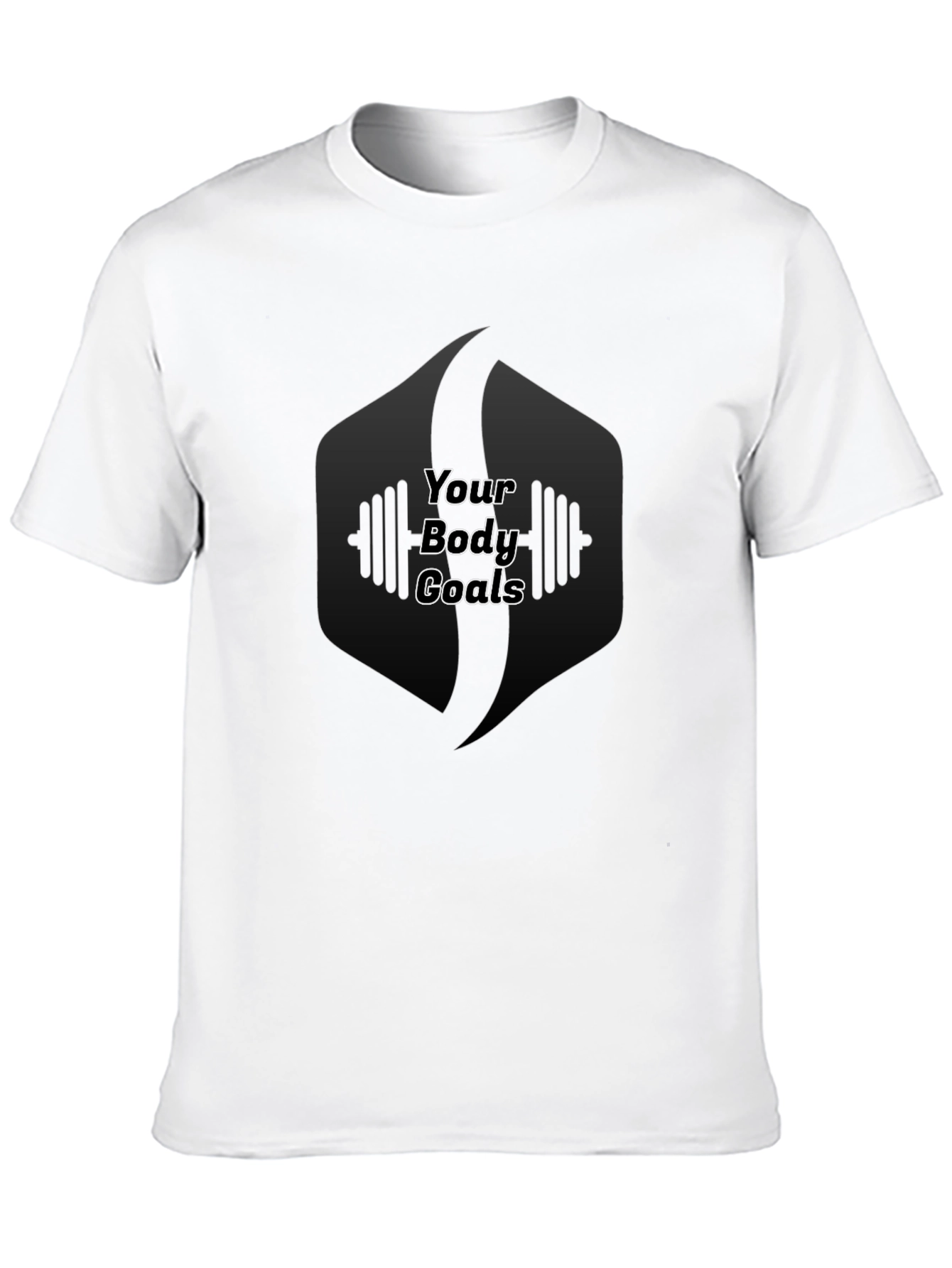 Your Body Goals Black T-Shirt Gym