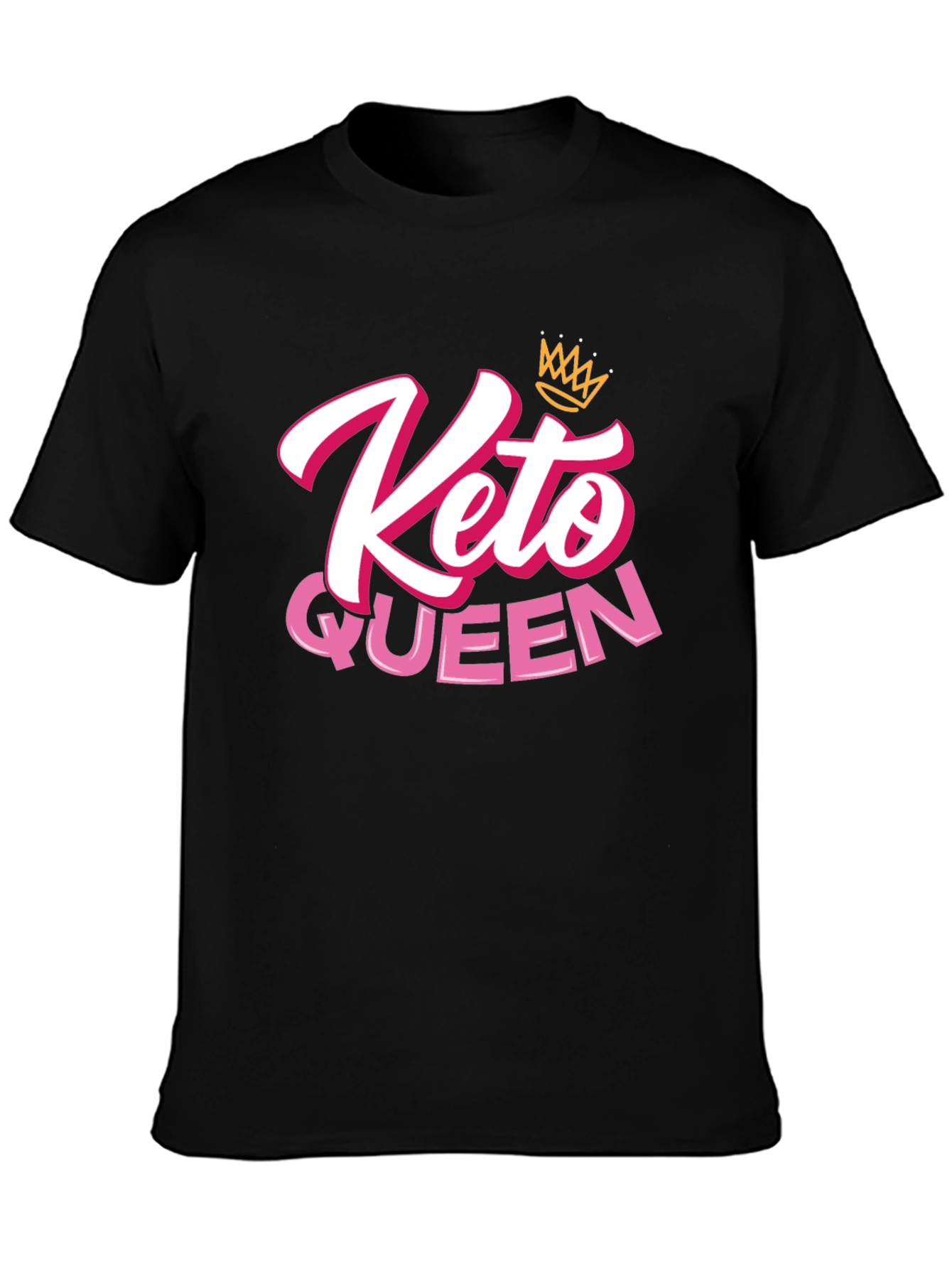 Keto Queen T-Shirt - Black Graphic Tee