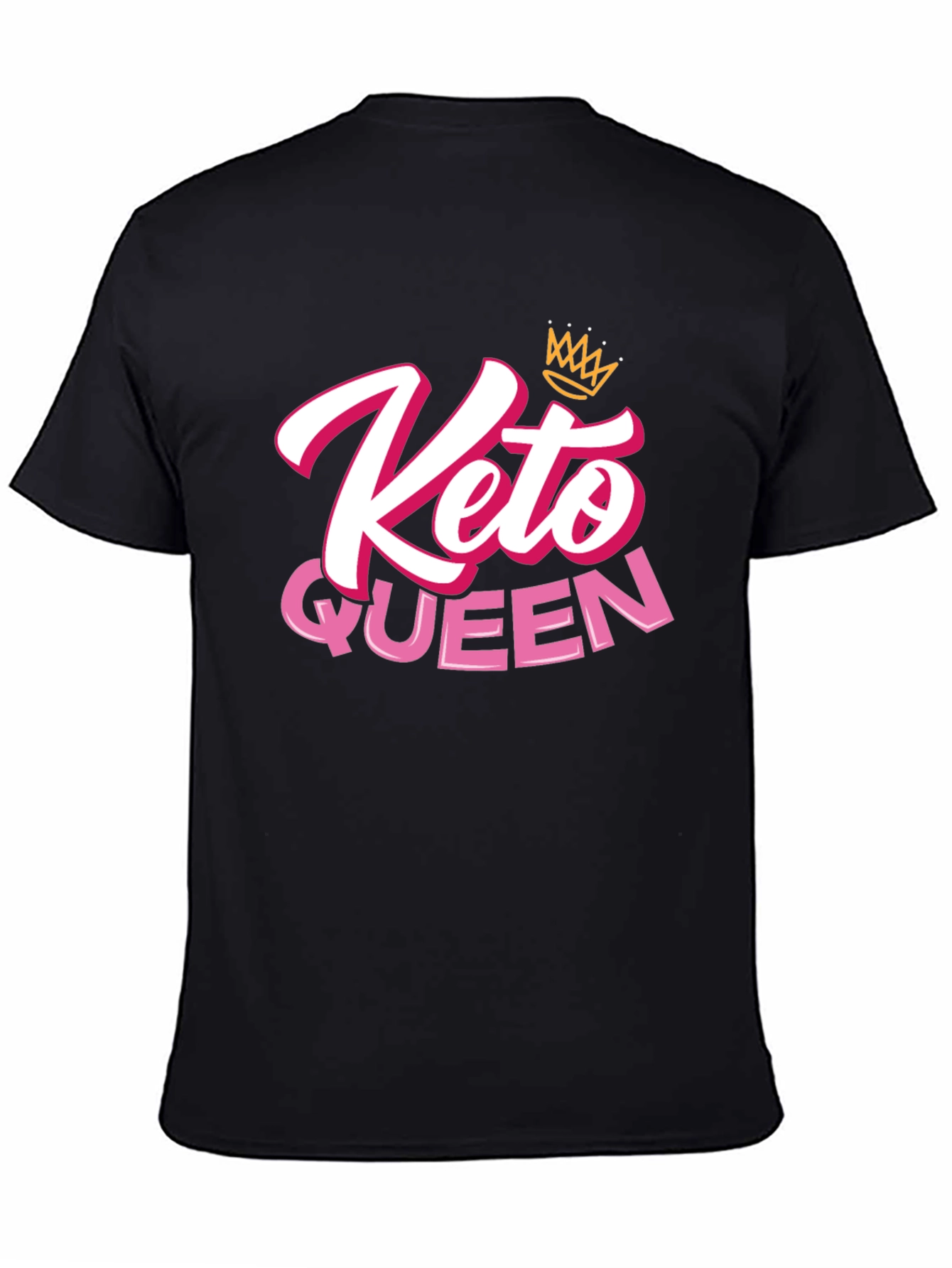 Keto Queen T-Shirt - Black Graphic Tee