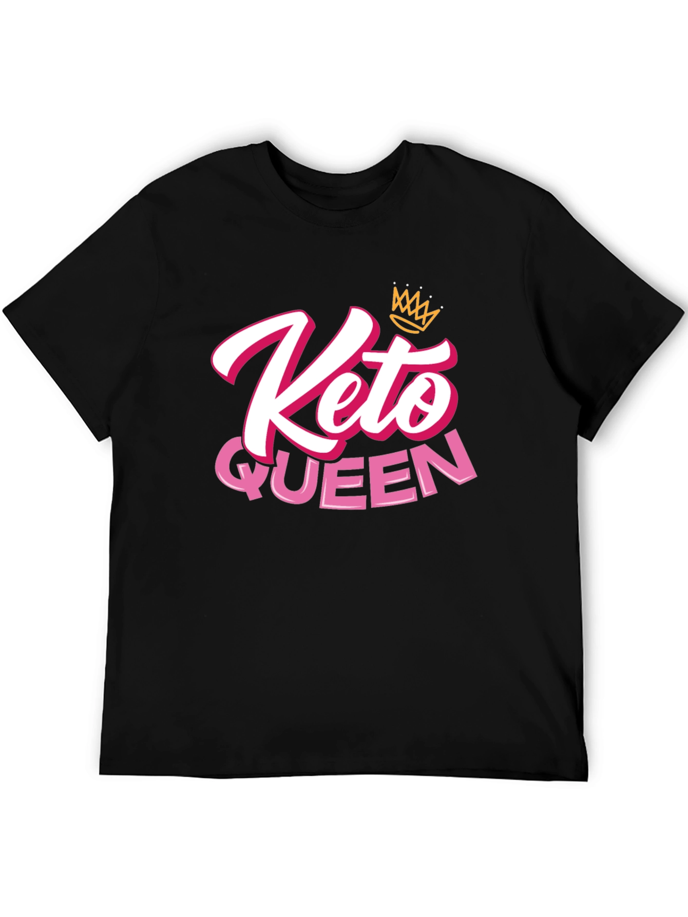 Keto Queen T-Shirt - Black Graphic Tee