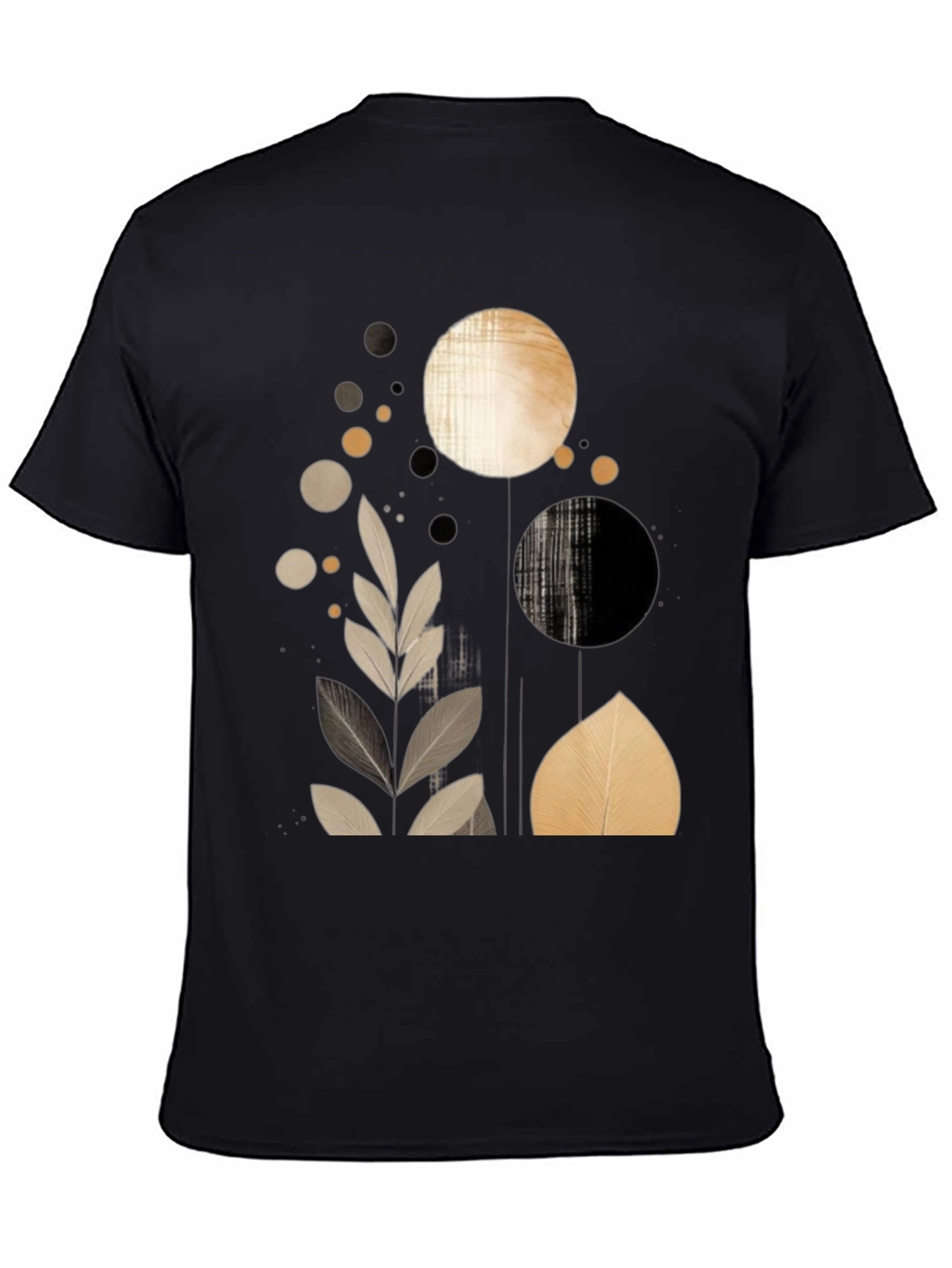 Abstract Graphic Print Mens T-Shirt