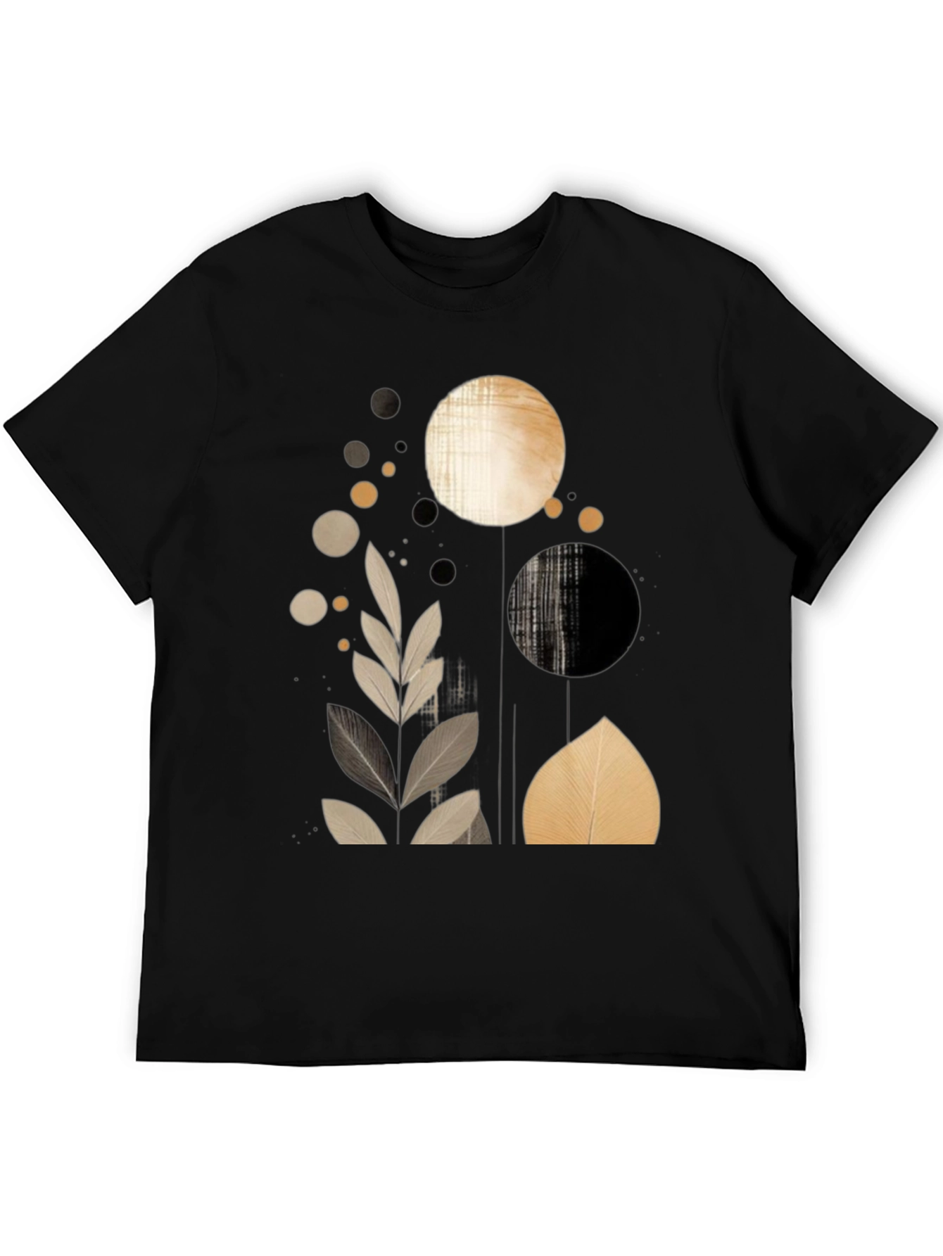 Abstract Graphic Print Mens T-Shirt